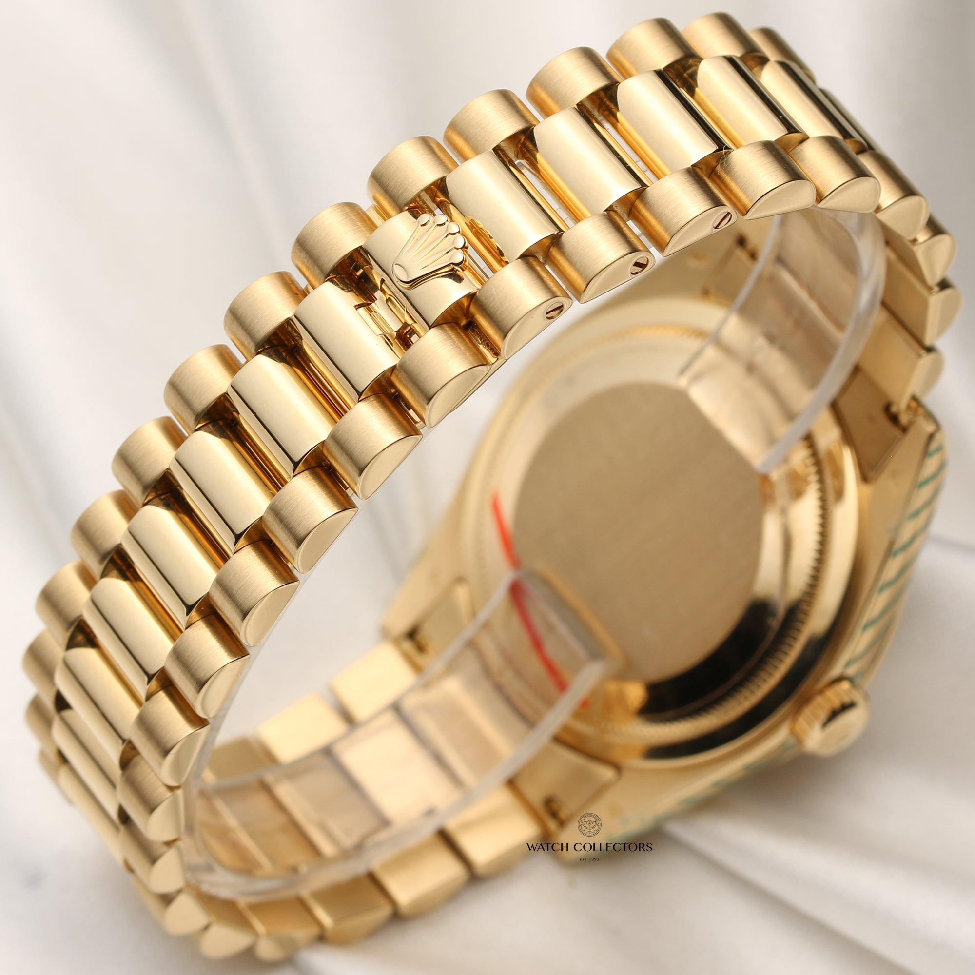 Rolex Day-Date 118238 18K Yellow Gold Second Hand Watch Collectors 8