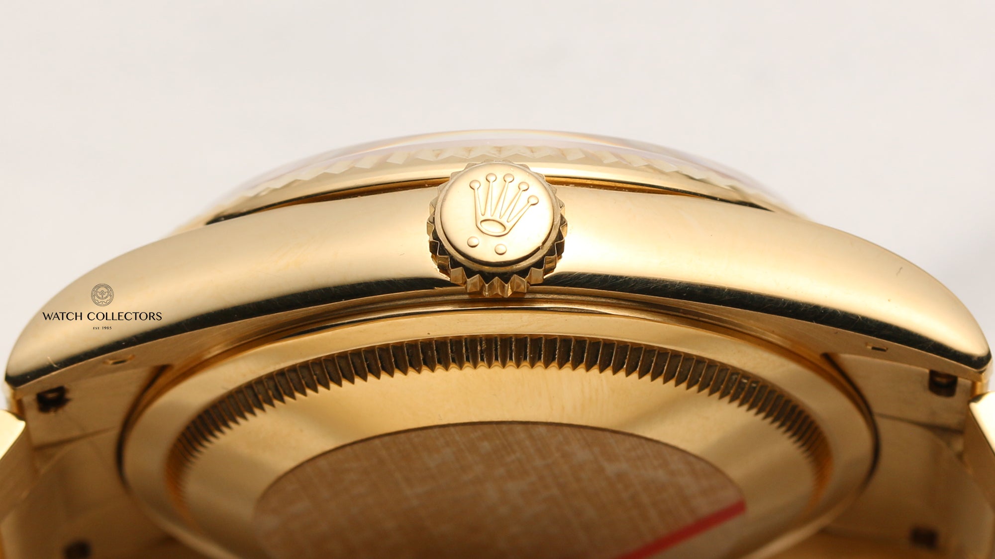 Rolex Day-Date 118238 18K Yellow Gold Silver Diamond Dial Second Hand Watch Collectors 7