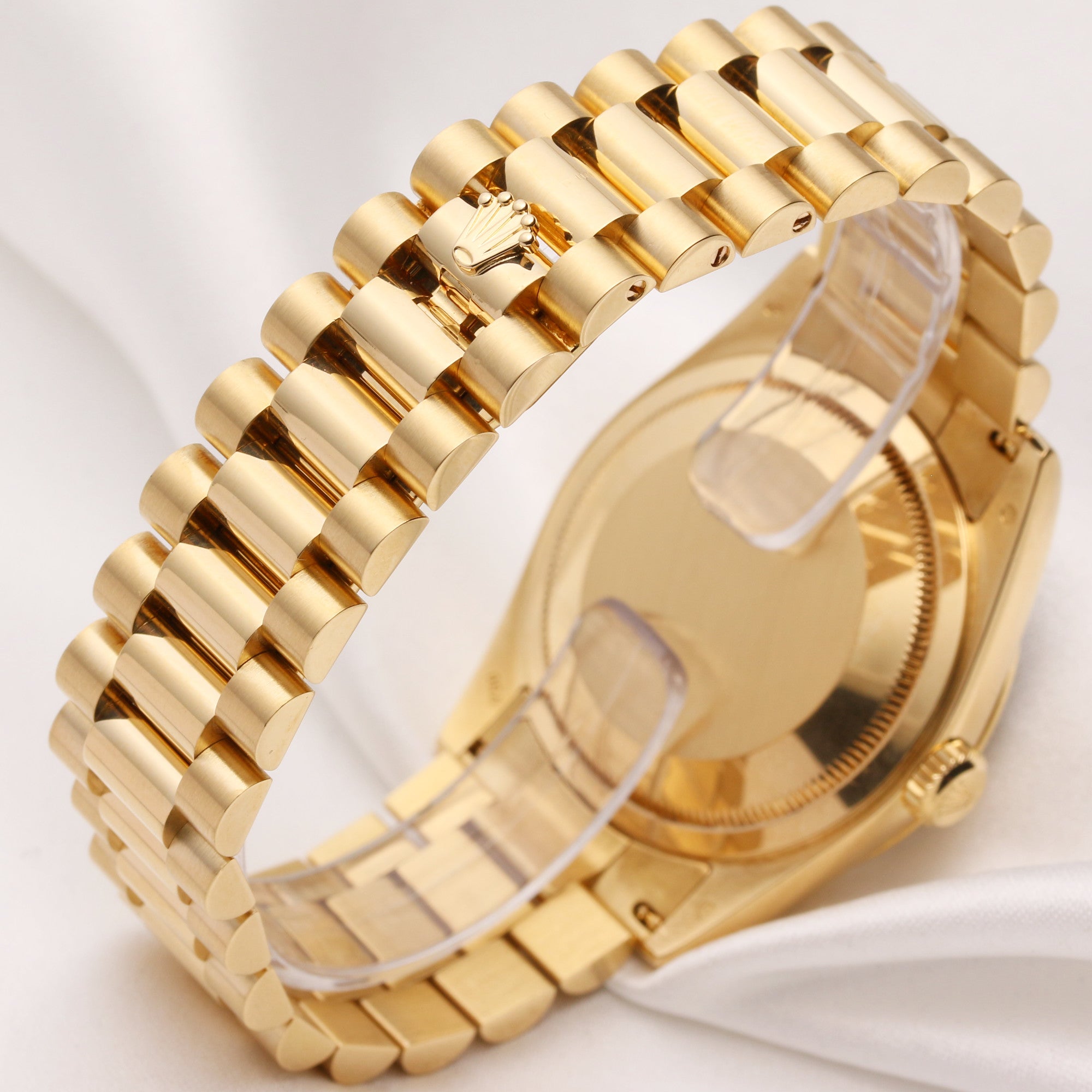 Rolex Day-Date 118238 Black Dial 18K Yellow gold Second Hand Watch Collectors 5