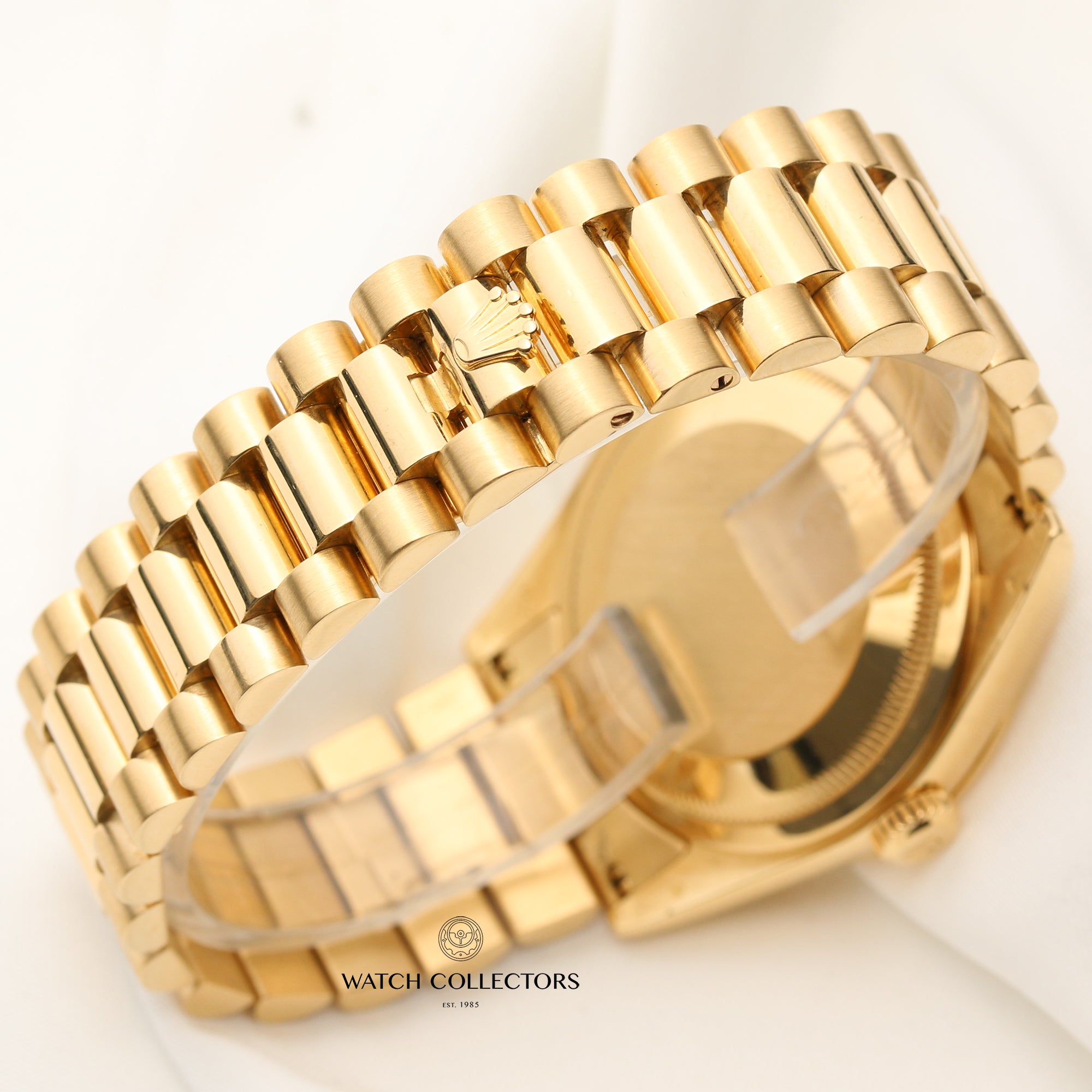 Rolex Day-Date 118238 White Numeral Dial 18K Yellow Gold Second Hand Watch Collectors 6