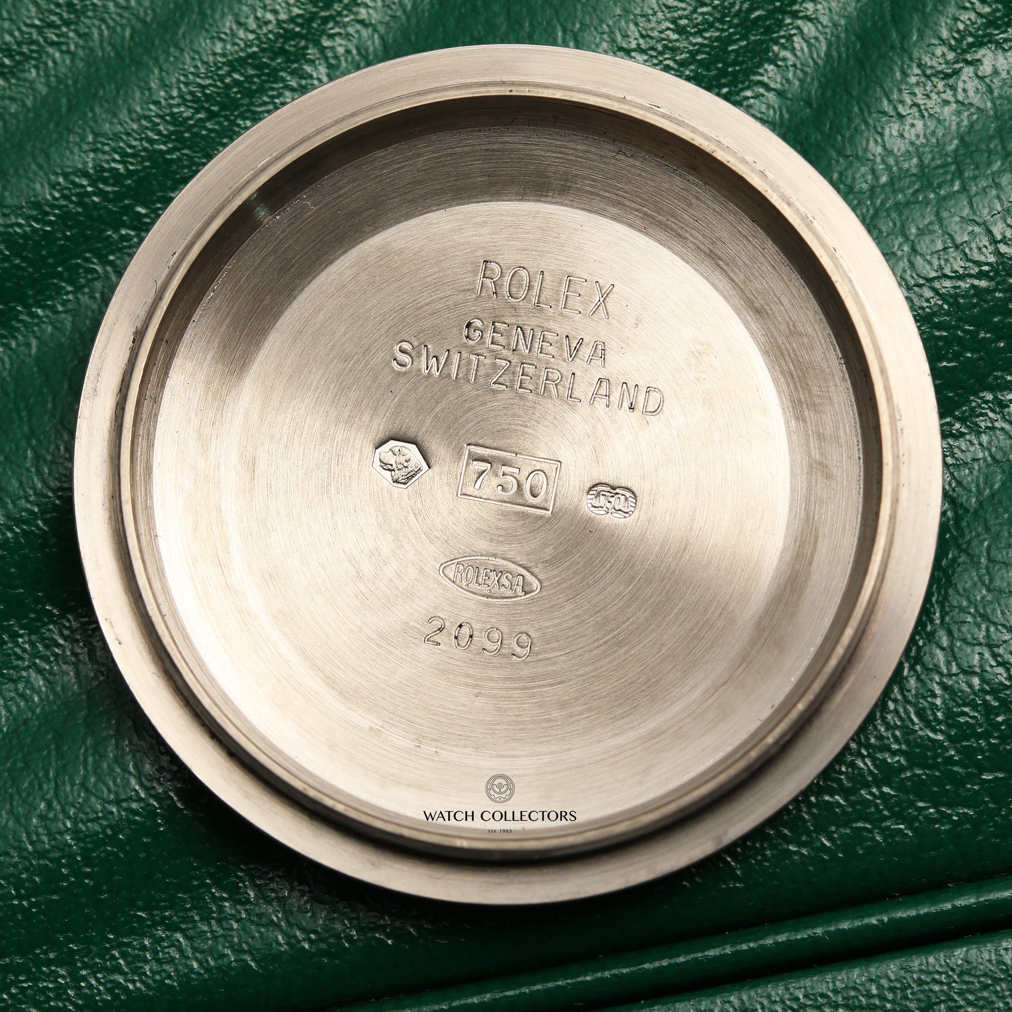 Rolex Day-Date 118239 18K White Gold Black Diamond Dial Second Hand Watch Collectors 10