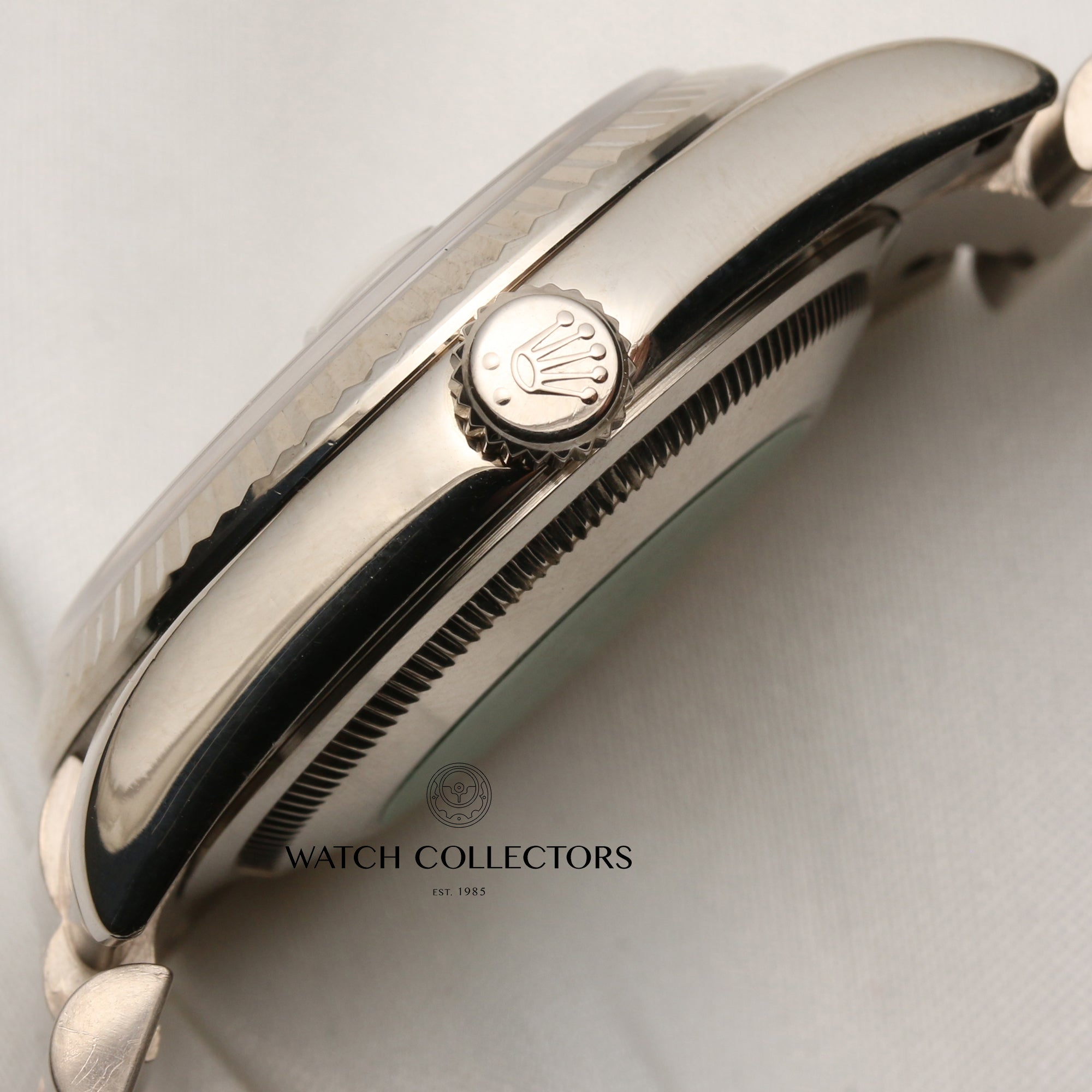 Rolex-Day-Date-118239-18K-White-Gold-Silver-Dial-Second-Hand-Watch-Collectors-6