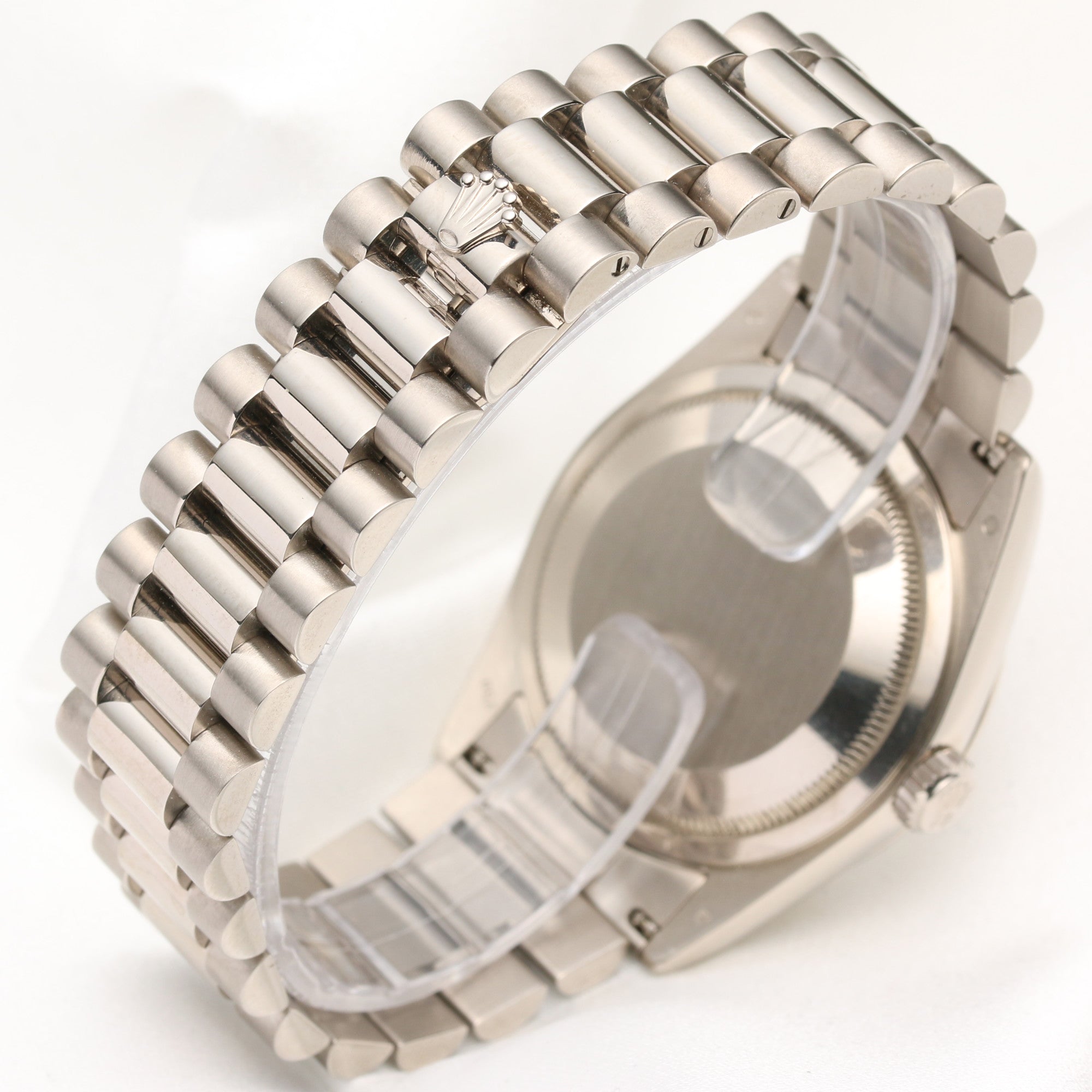 Rolex Day-Date 118239 Diamond 18K White Gold Second Hand Watch Collectors 6