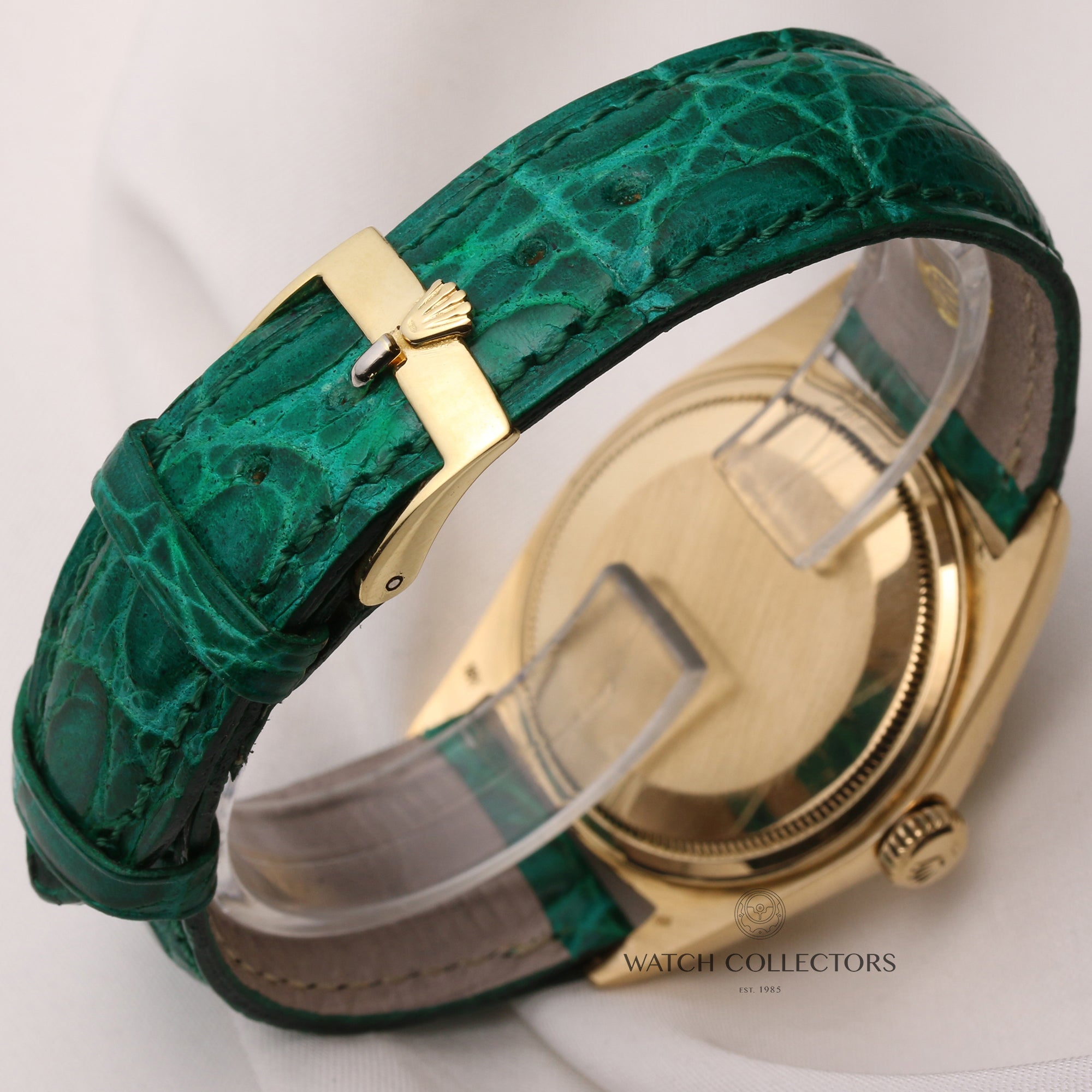 Rolex-Day-Date-1803-18K-Yellow-Gold-Champaigne-Dial-Second-Hand-Watch-Collectors-7-2