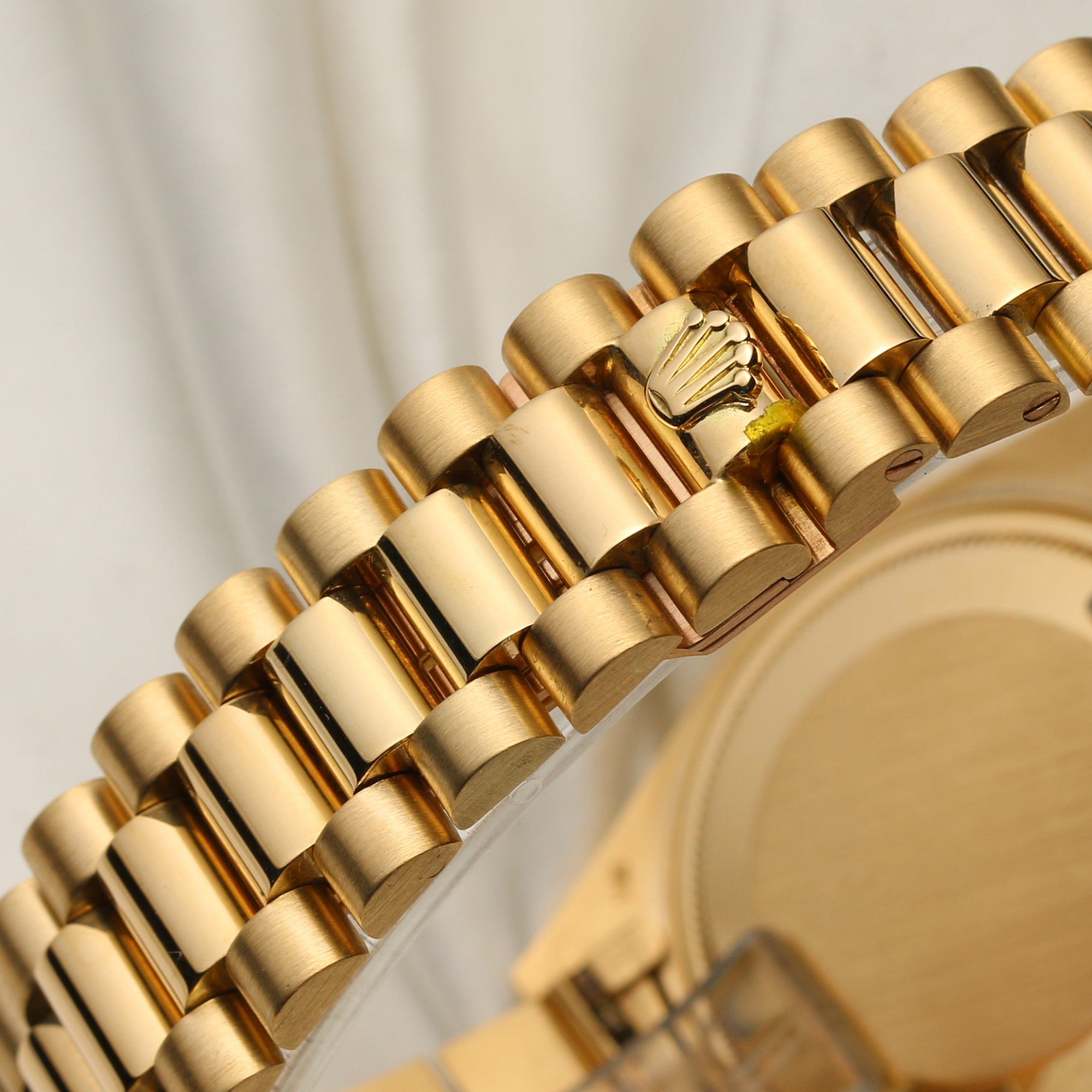 Rolex Day-Date 1803 Caramel Dial 18K Yellow Gold Second Hand Watch Collectors 9