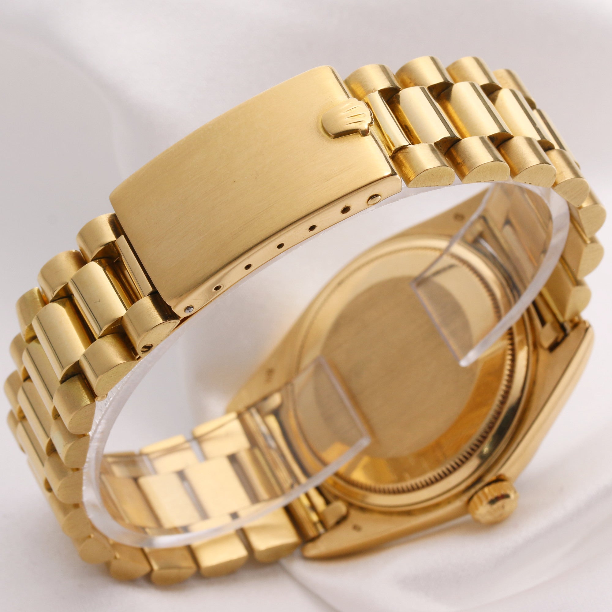 Rolex Day-Date 1803 Diamond 18K Yellow Gold Second Hand Watch Collectors (7)