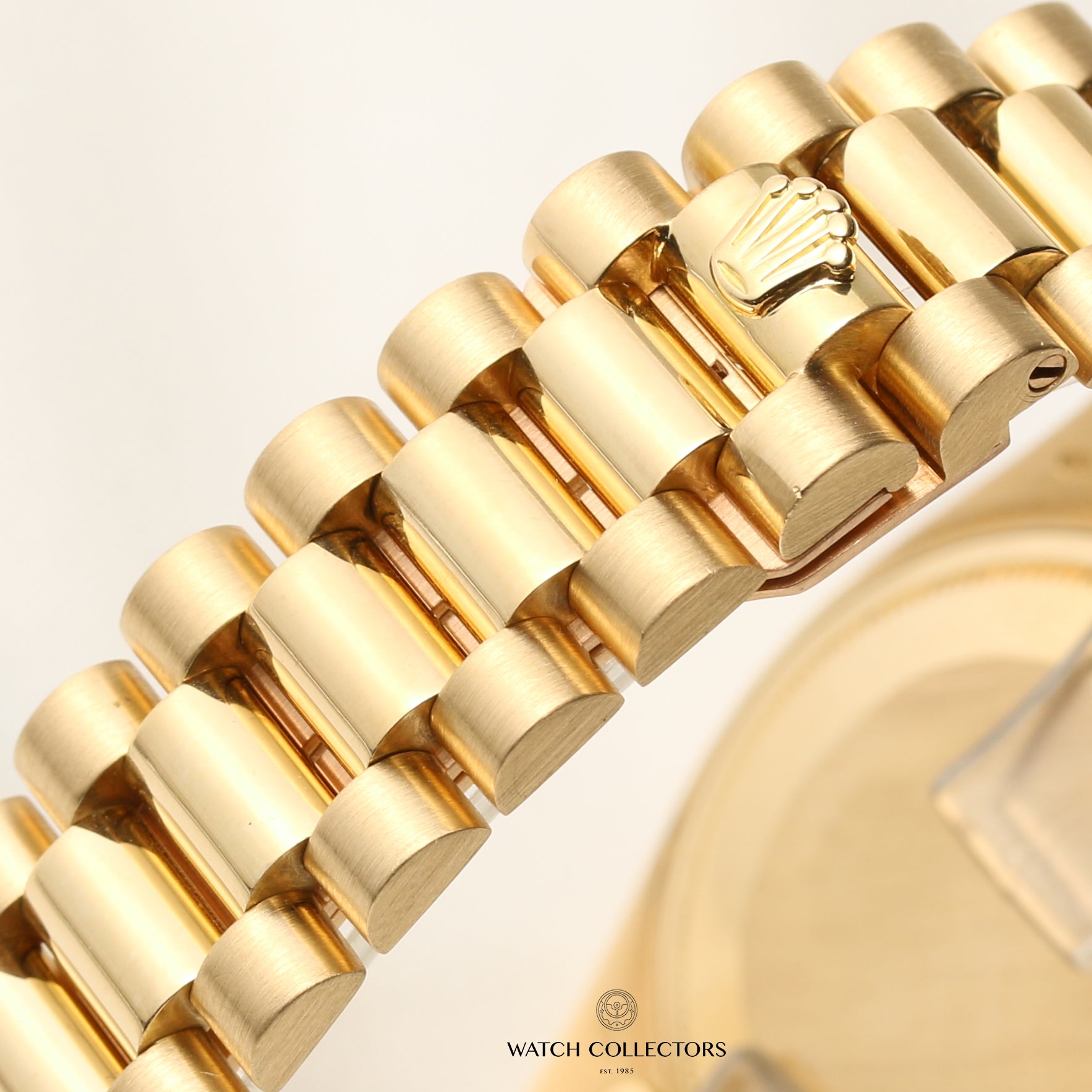 Rolex Day-Date 18038 18K Yellow Gold Second Hand Watch Collectors 7