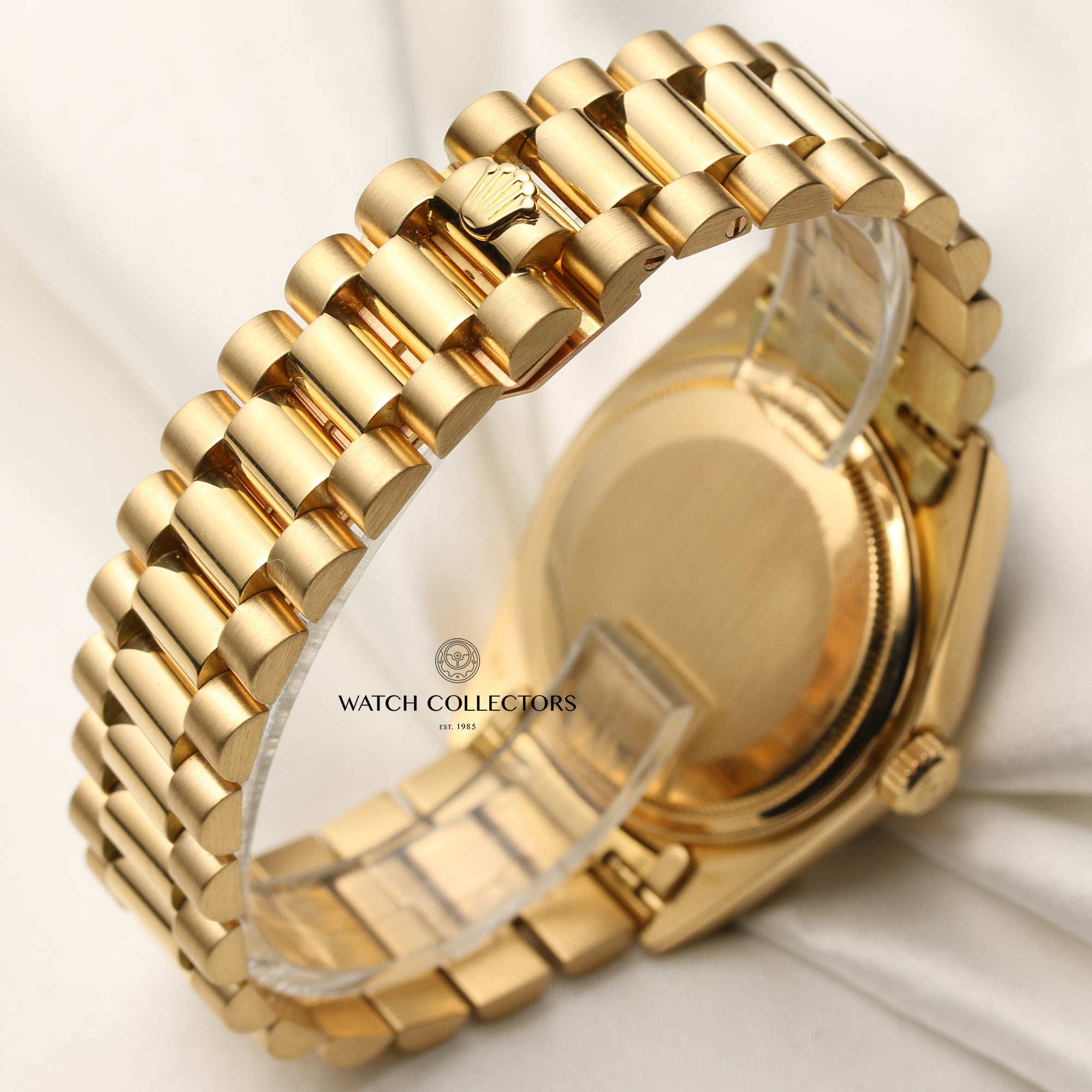 Rolex Day-Date 18038 18K Yellow Gold Second Hand Watch Collectors 7