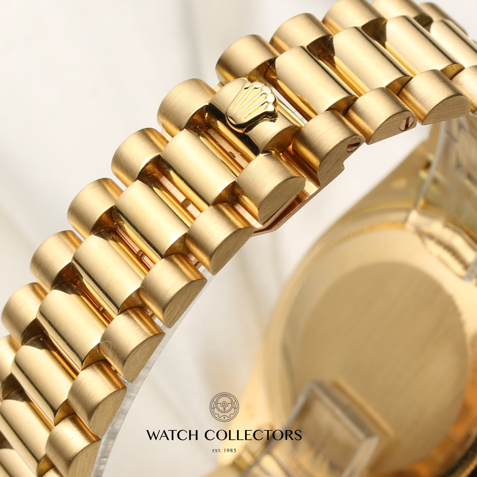 Rolex Day-Date 18038 18K Yellow Gold Second Hand Watch Collectors 9