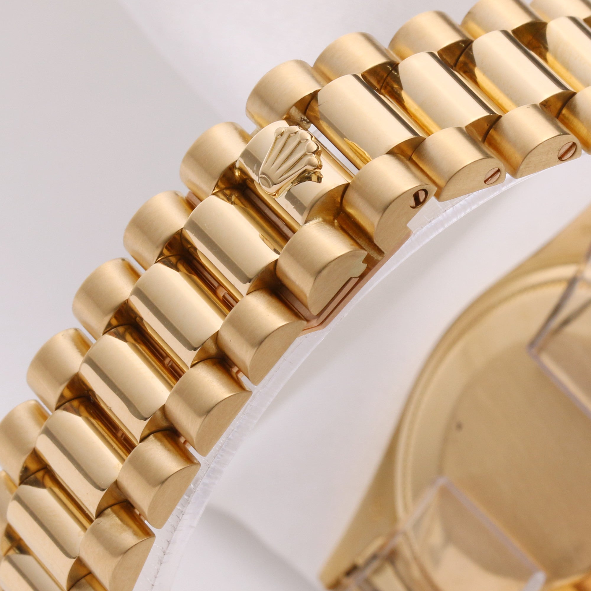 Rolex Day-Date 18078 Degrading Diamond Dial 18K Yellow Gold Second Hand Watch Collectors (7)