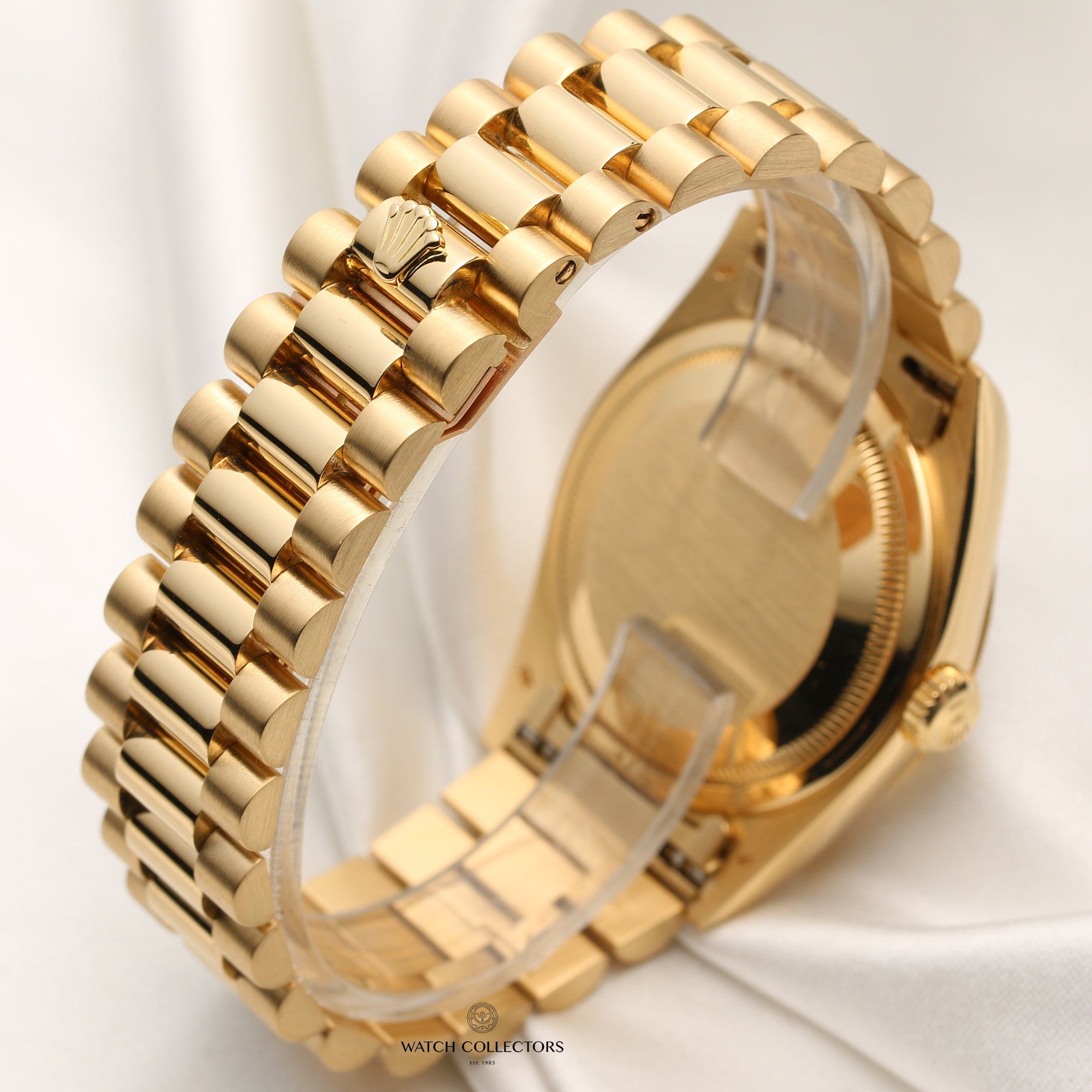 Rolex Day-Date 18238 18K Yellow Gold Champagne Dial Second Hand Watch Collectors 7