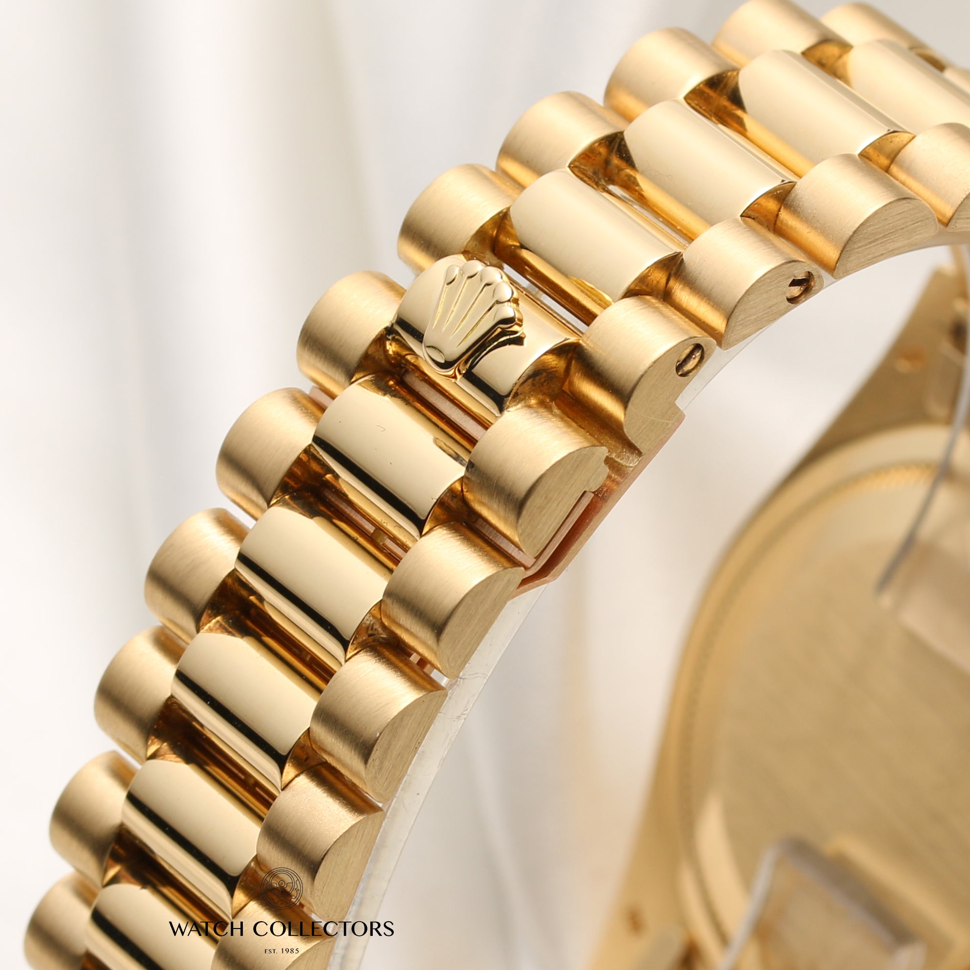 Rolex Day-Date 18238 18K Yellow Gold Champagne Dial Second Hand Watch Collectors 9