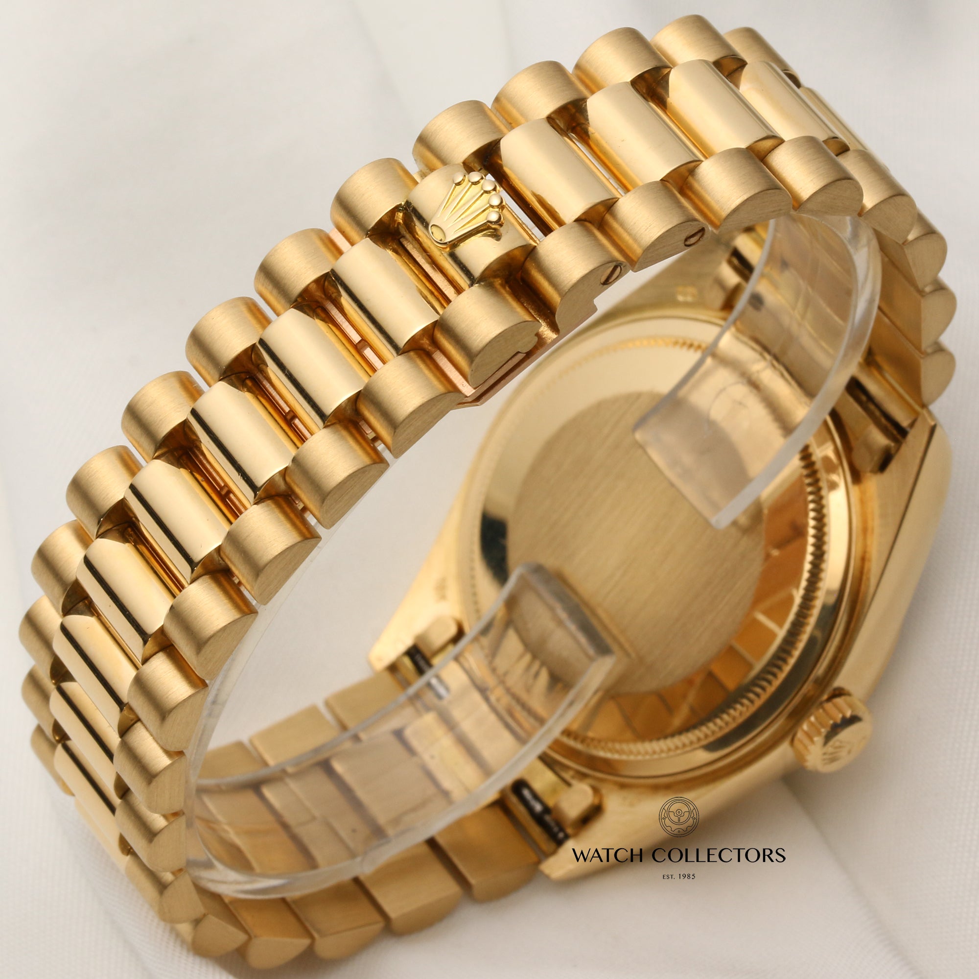 Rolex Day-Date 18238 18K Yellow Gold Second Hand Watch Collectors 7