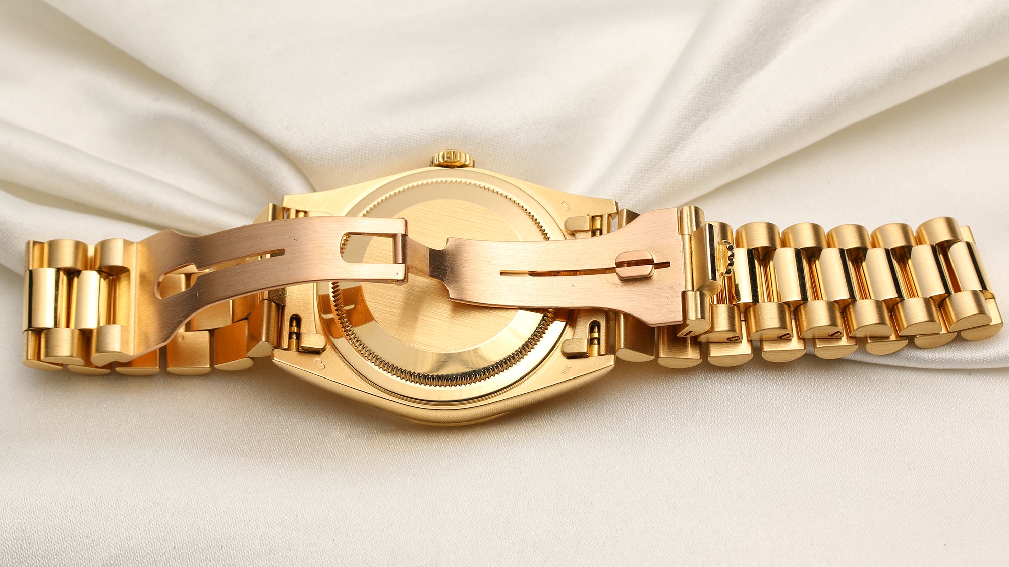 Rolex Day-Date 18238 18K Yellow Gold Second Hand Watch Collectors 8