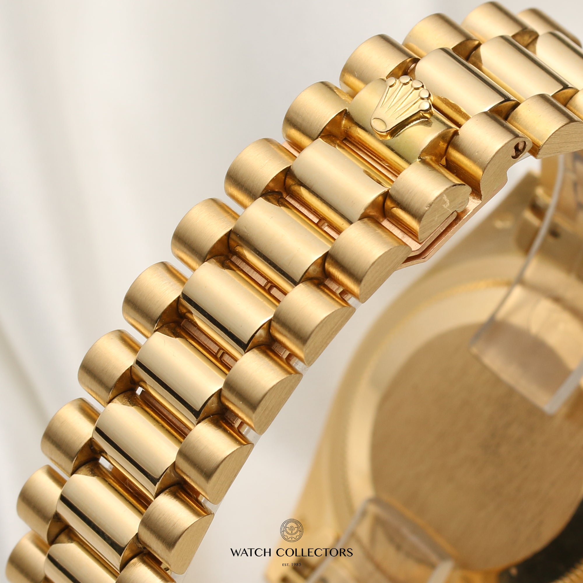 Rolex Day-Date 18238 18K Yellow Gold Second Hand Watch Collectors 9