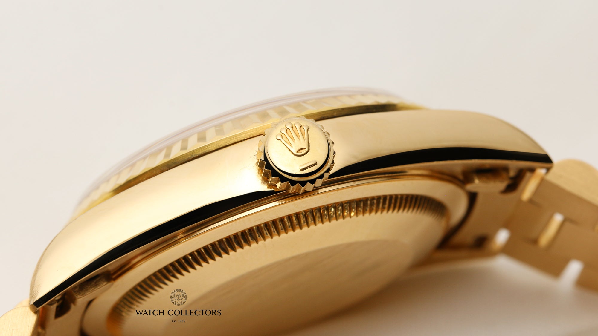 Rolex Day-Date 18238 White Dial 18K Yellow Gold Second Hand Watch Collectors 6