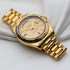 Rolex Day-Date 18K Yellow Gold Ruby & Diamond Champagne Second hand Watch collectors 5