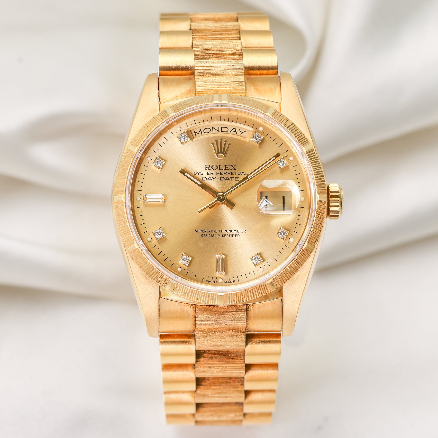 Rolex Day-Date 18K Yellow Gold Second Hand Watch Collectors 1