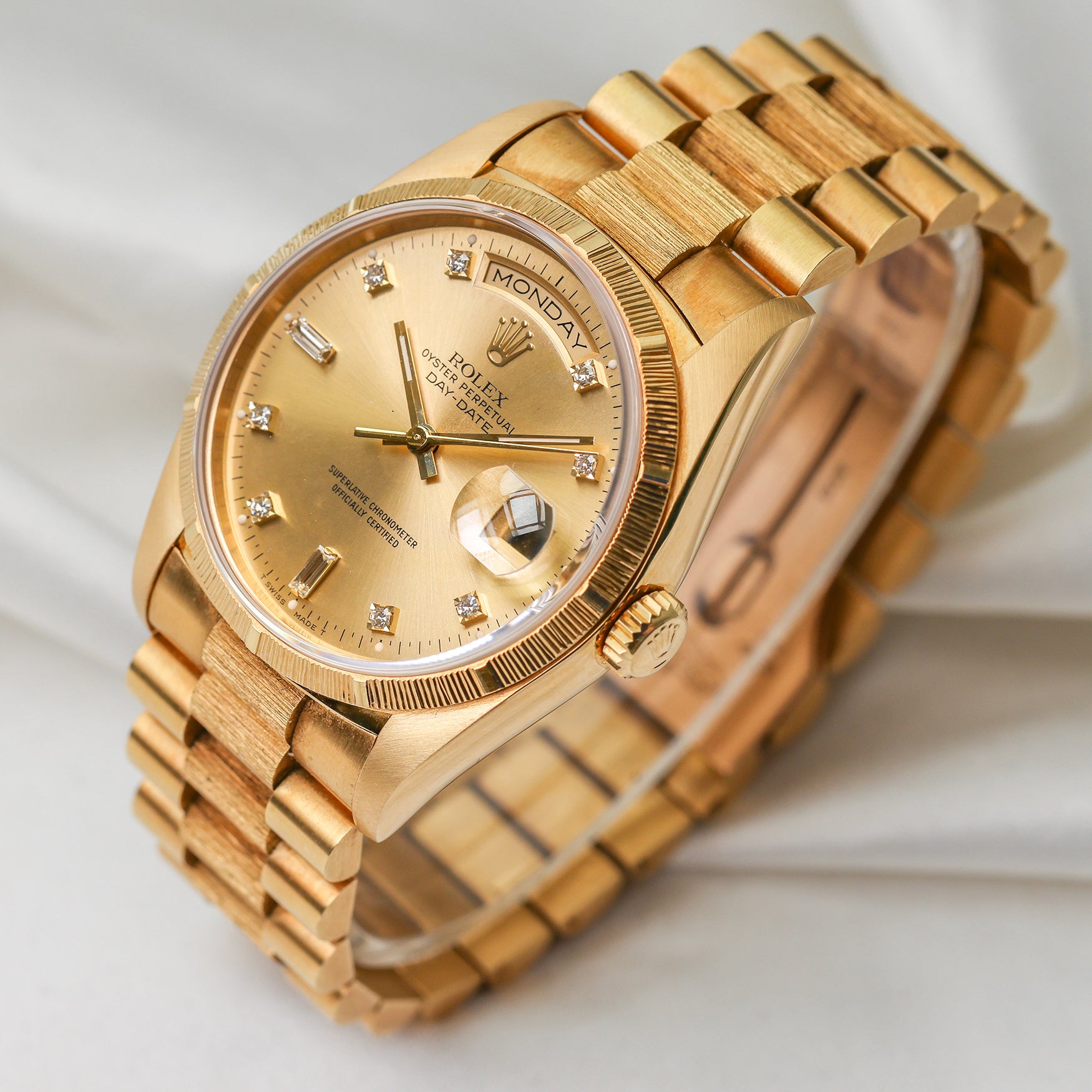 Rolex Day-Date 18K Yellow Gold Second Hand Watch Collectors 3