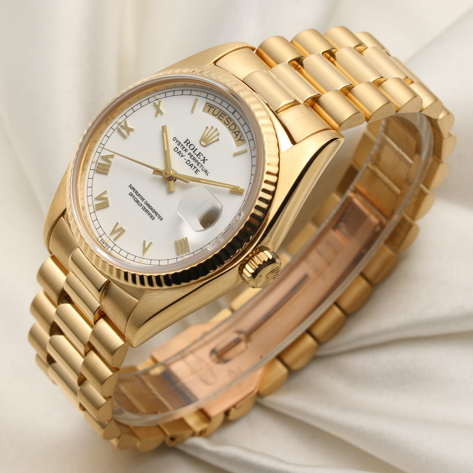 Rolex Day-Date 18K Yellow Gold Second Hand Watch Collectors 3