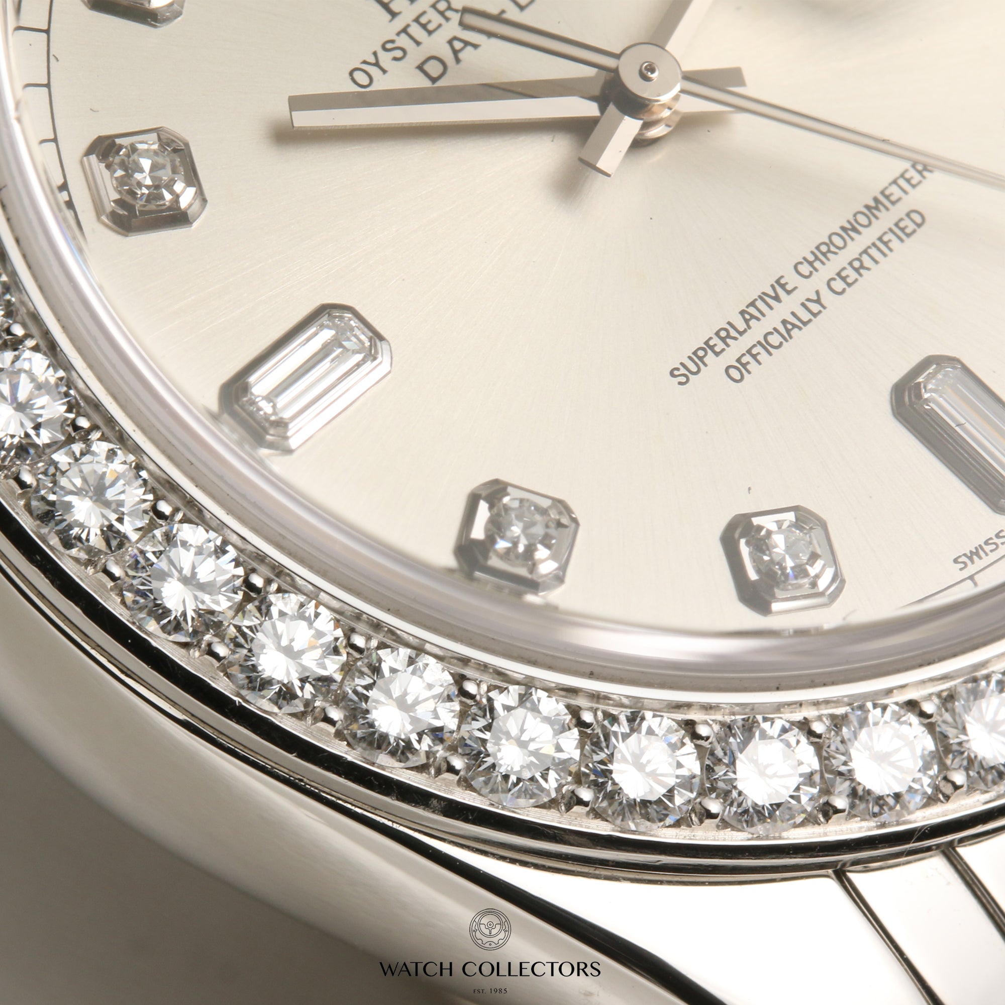 Rolex Day-Date Masterpiece Pearlmaster 18946 Platinum Diamond Dial Second Hand Watch Collectors 5