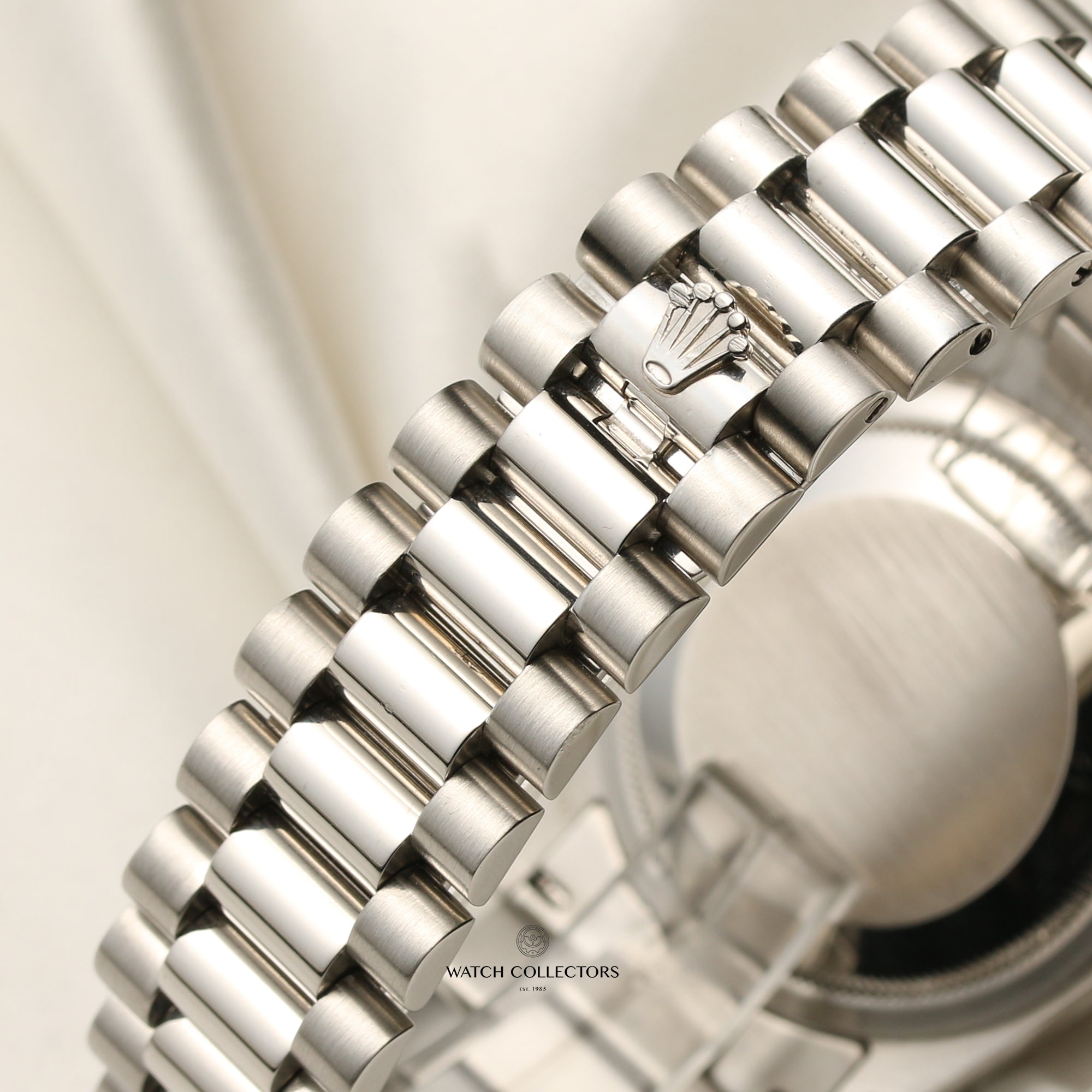 Rolex Day-Date Platinum Diamond Dial Second Hand Watch Collectors 7