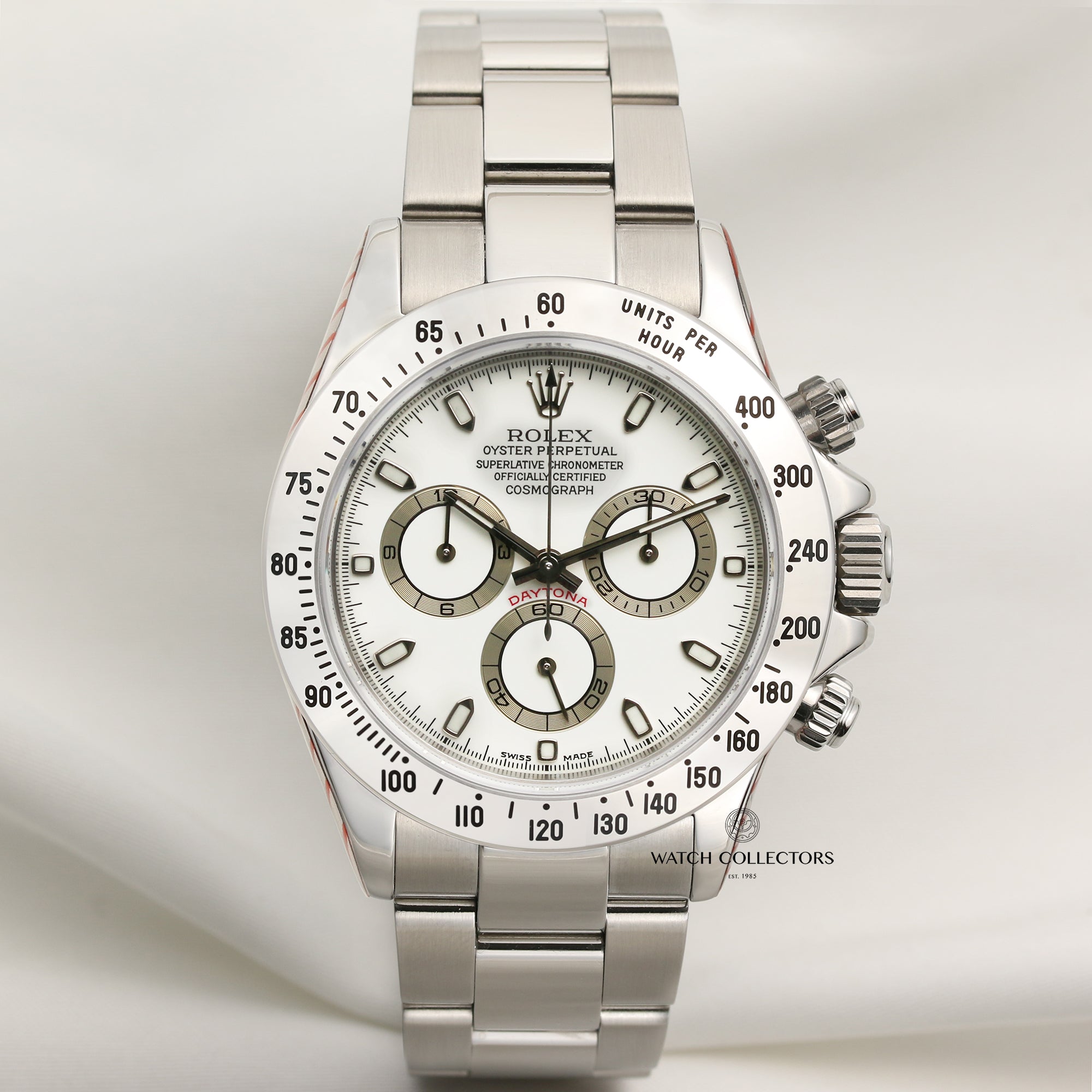 Rolex Daytona 11520 Stainless Steel Second Hand Watch Collectors 1