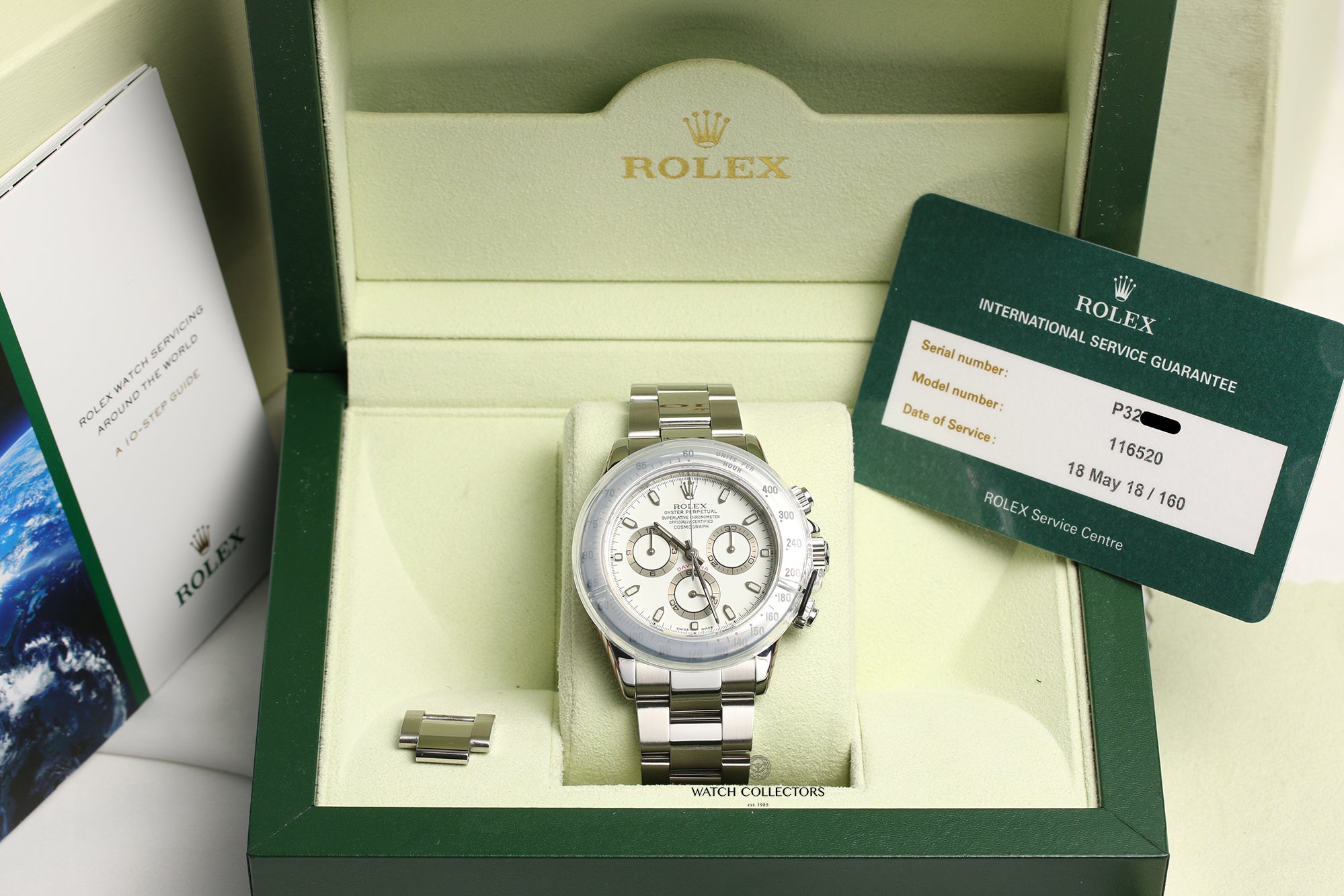 Rolex Daytona 11520 Stainless Steel Second Hand Watch Collectors 10