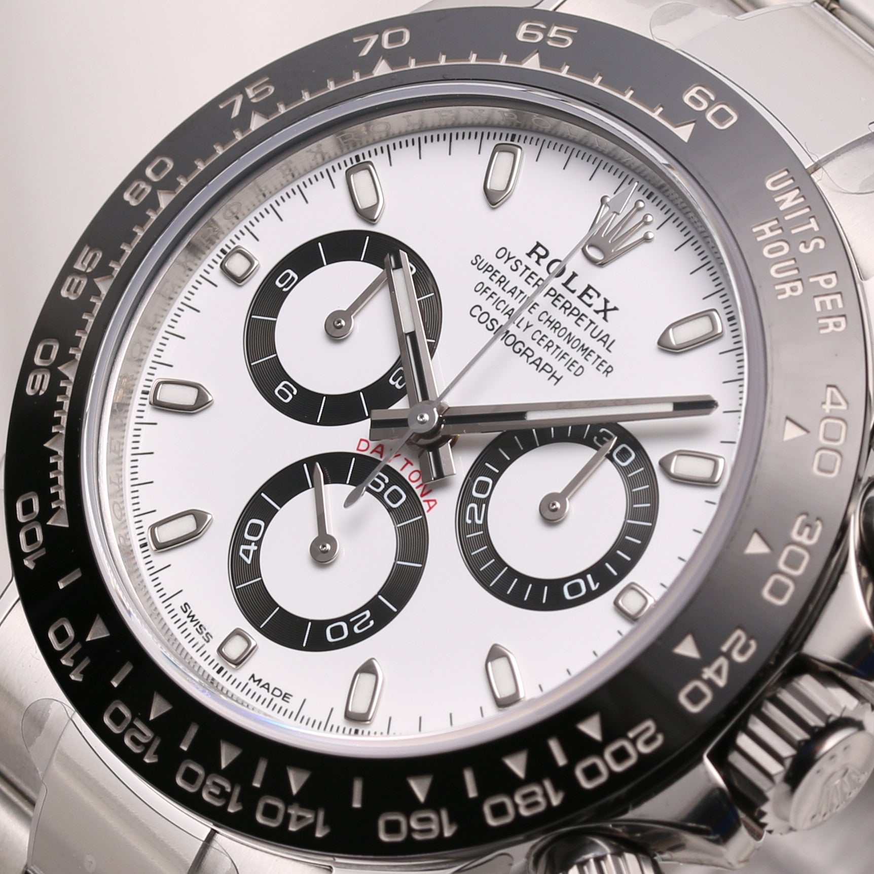 Rolex Daytona 116500LN Ceramic Bezel White Dial Stainless Steel Second Hand Watch Collectors 4