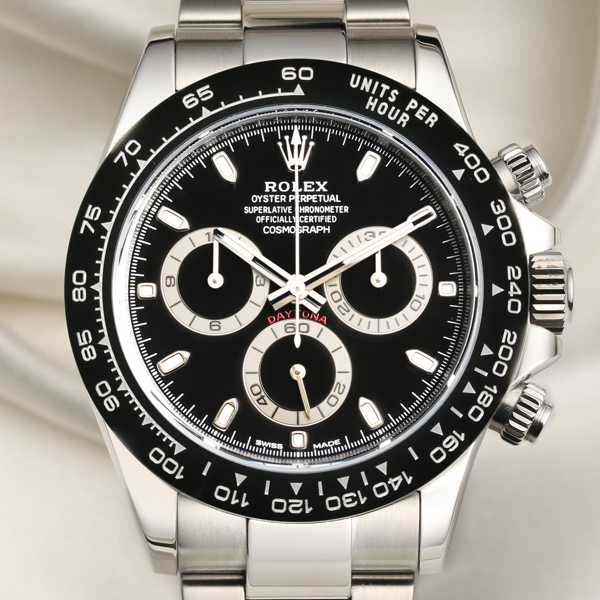 Rolex Daytona 116500LN Stainless Steel Ceramic Black Dial Second Hand Watch Collectors 2