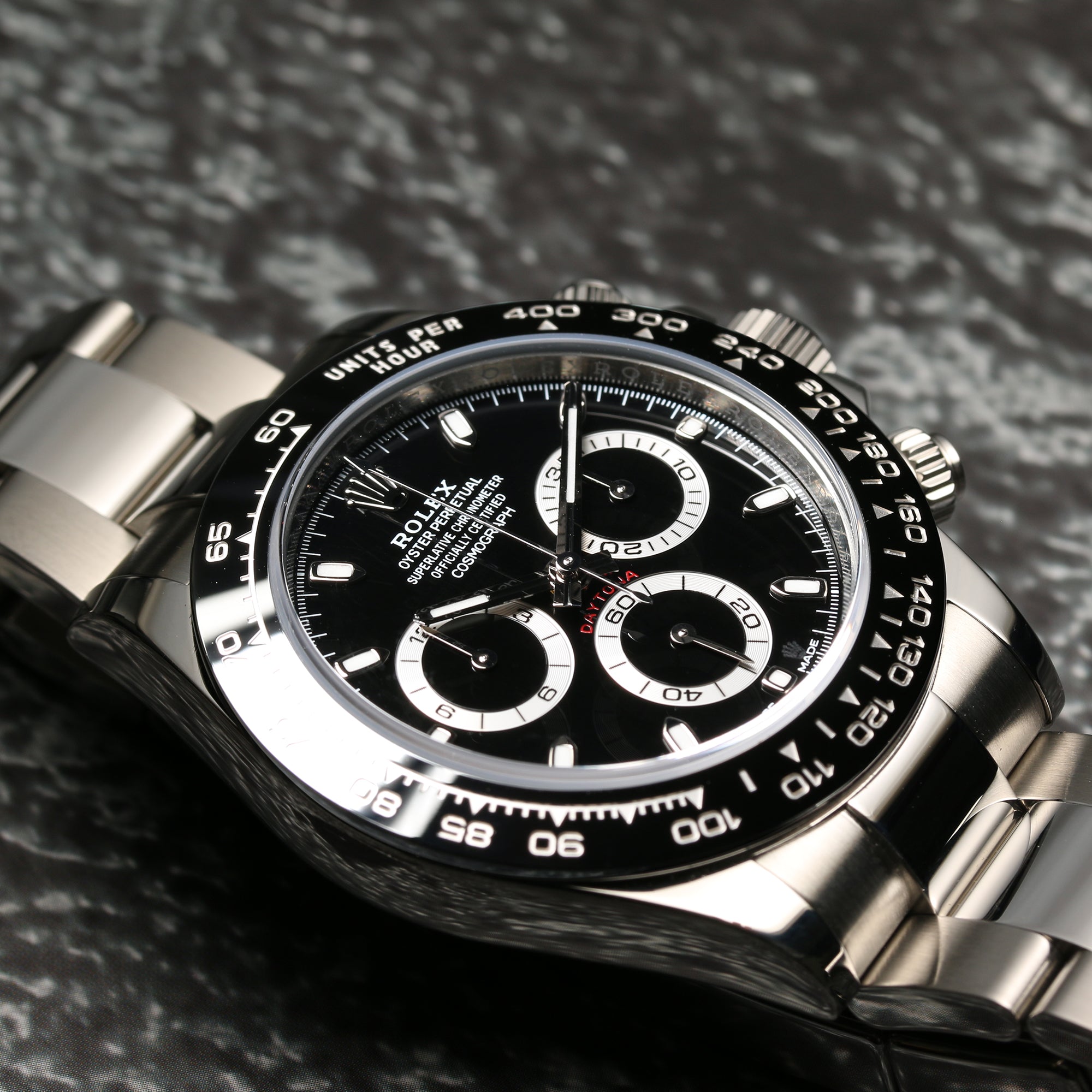 Rolex Daytona 116500LN Stainless Steel Ceramic Black Dial Second Hand Watch Collectors 4