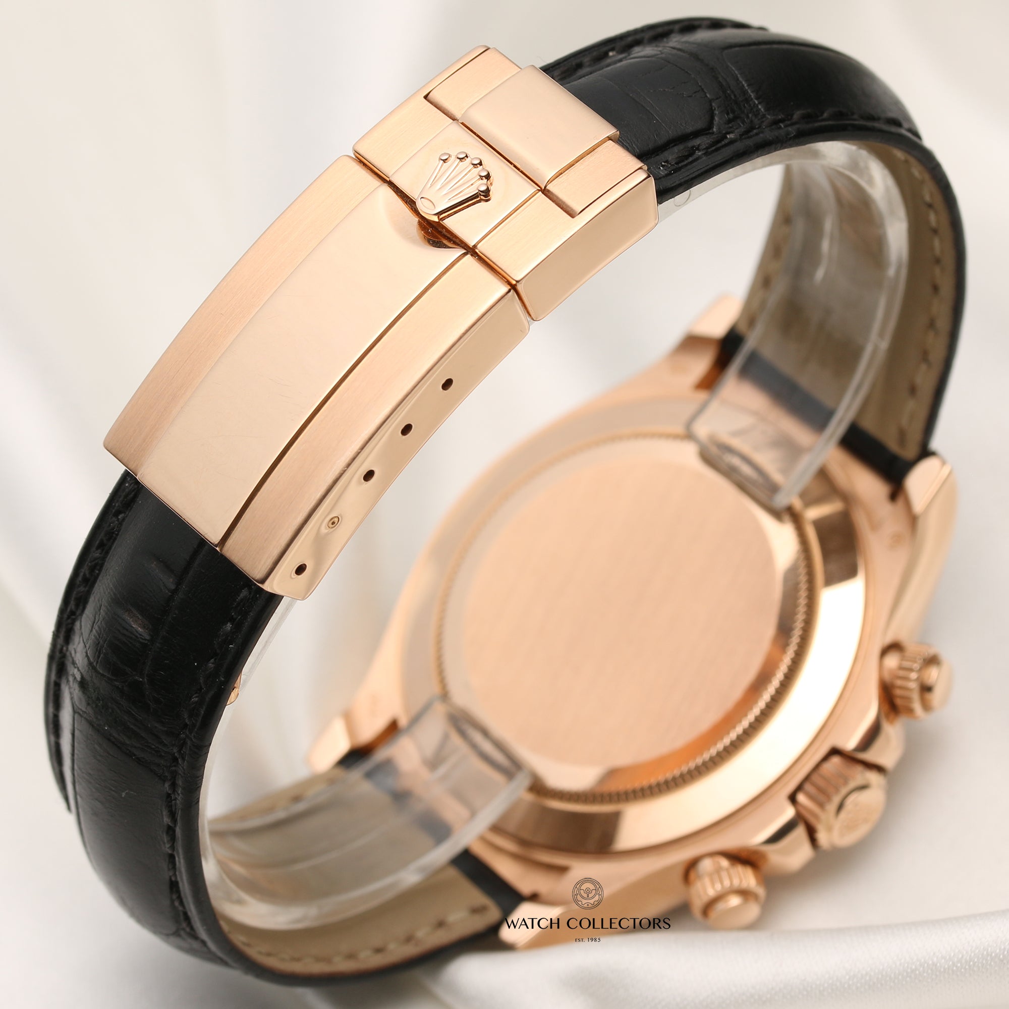 Rolex Daytona 116515LN 18K Rose Gold Black Ceramic Second Hand Watch Collectors 8