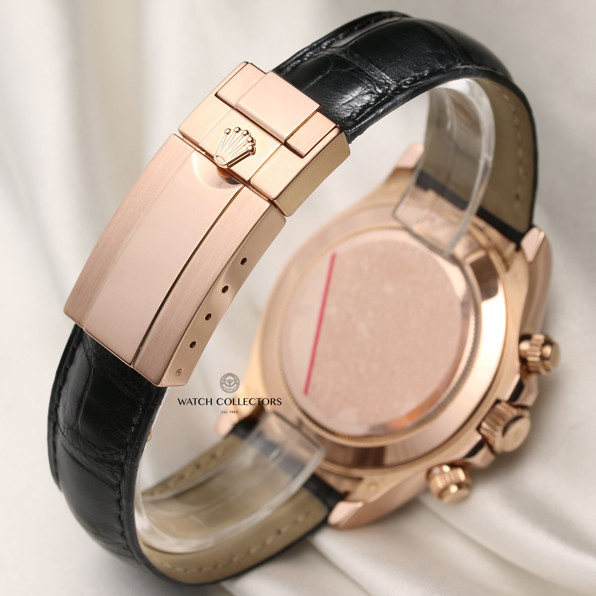 Rolex Daytona 116515LN 18K Rose Gold Ceramic Bezel Second Hand Watch Collectors 8