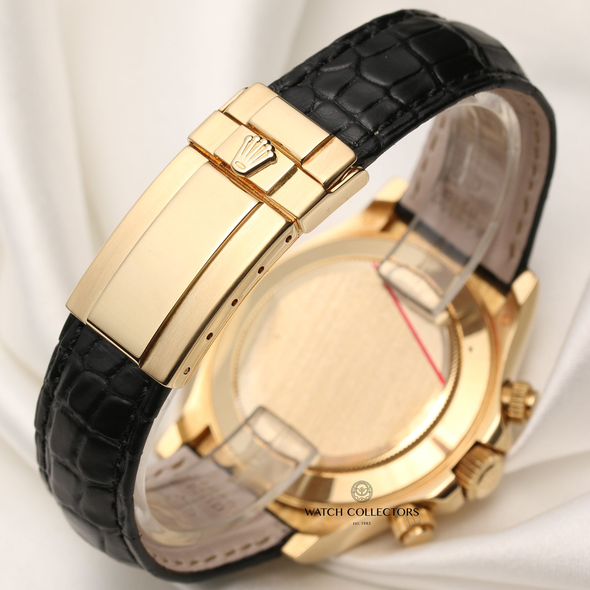 Rolex Daytona 116518 18K Yellow Gold Black MOP Dial Second Hand Watch Collectors 7