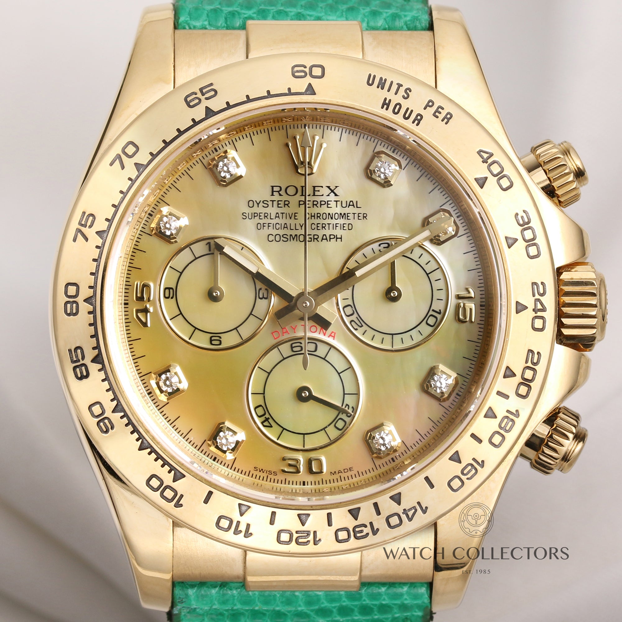 Rolex-Daytona-116518-18K-Yellow-Gold-Champagne-Diamond-Dial-Second-Hand-Watch-Collectors-2-1