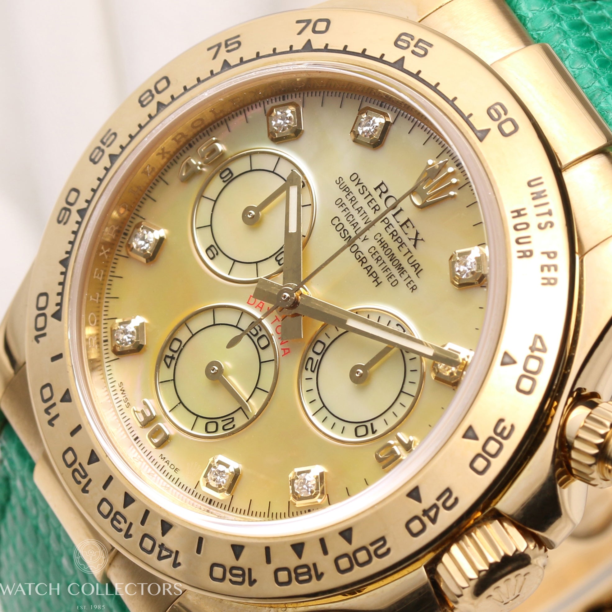 Rolex-Daytona-116518-18K-Yellow-Gold-Champagne-Diamond-Dial-Second-Hand-Watch-Collectors-4-1