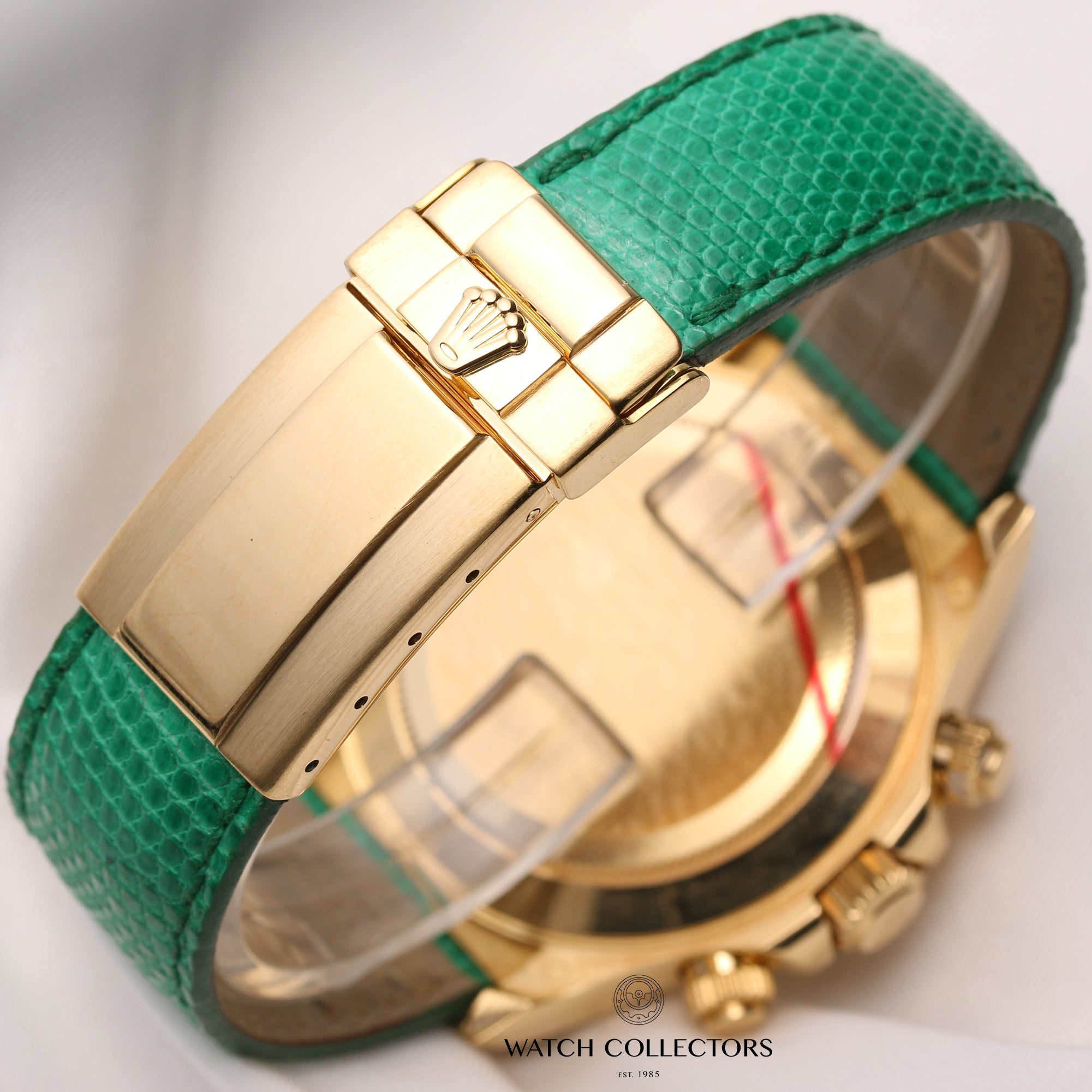 Rolex-Daytona-116518-18K-Yellow-Gold-Champagne-Diamond-Dial-Second-Hand-Watch-Collectors-7