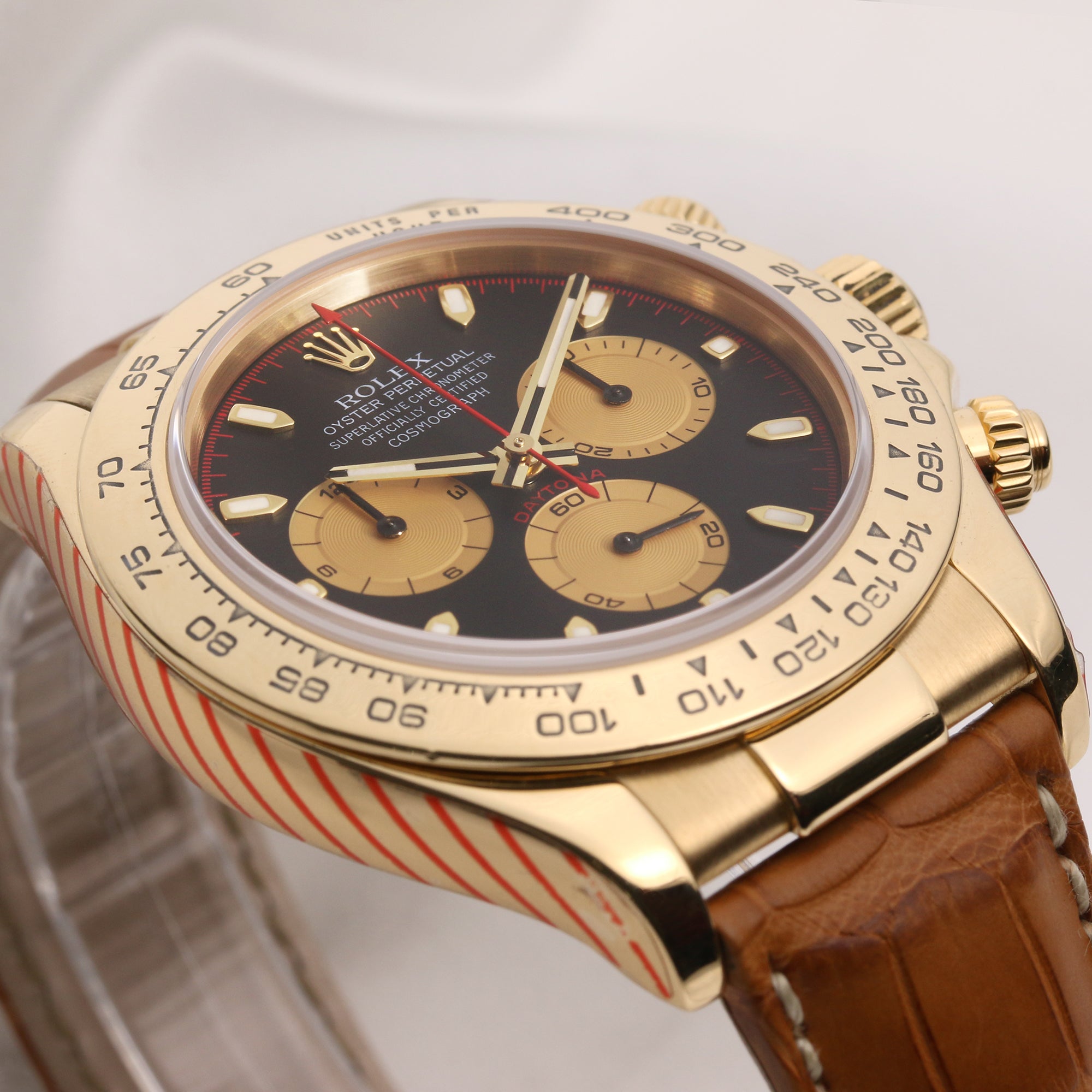 Rolex Daytona 116518 18K Yellow Gold Second Hand Watch Collectors 5