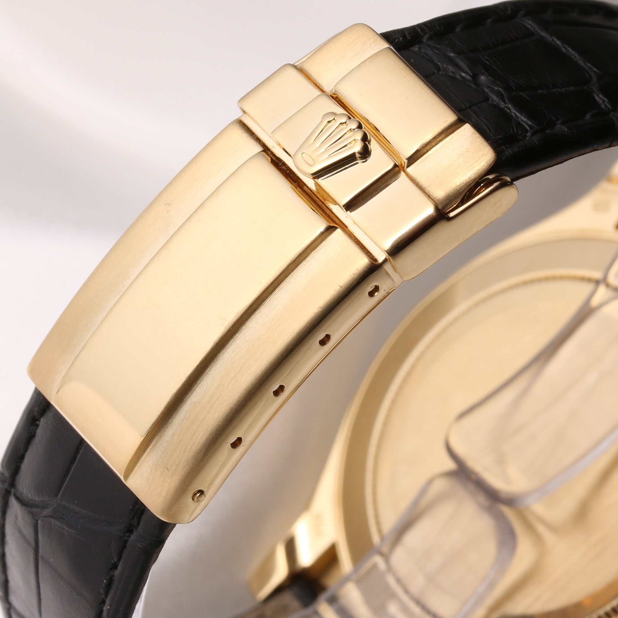 Rolex Daytona 116518 18K Yellow Gold Second Hand Watch Collectors 6