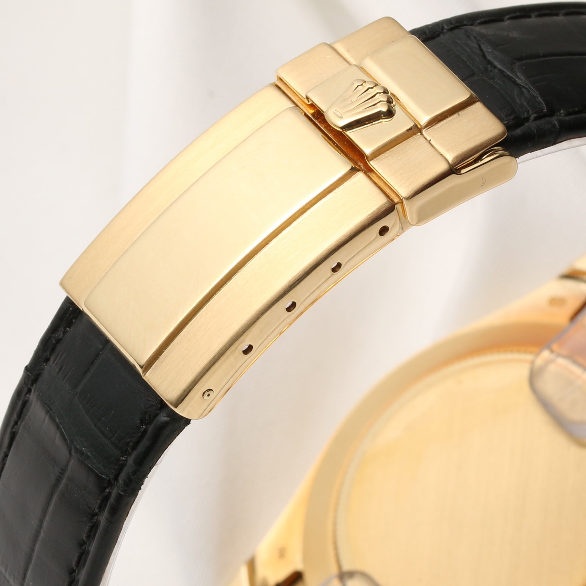 Rolex Daytona 116518 Factory Set Diamond Dial 18K Yellow Gold Second Hand Watch Collectors 8