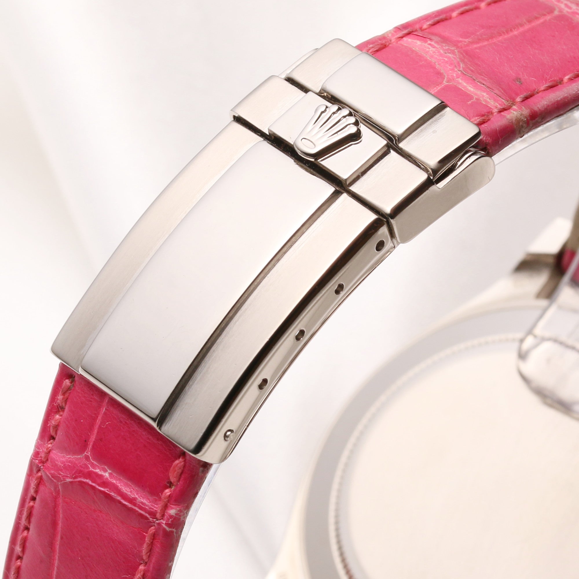 Rolex Daytona 116519 Diamond MOP 18K White Gold Second Hand Watch Collectors 7