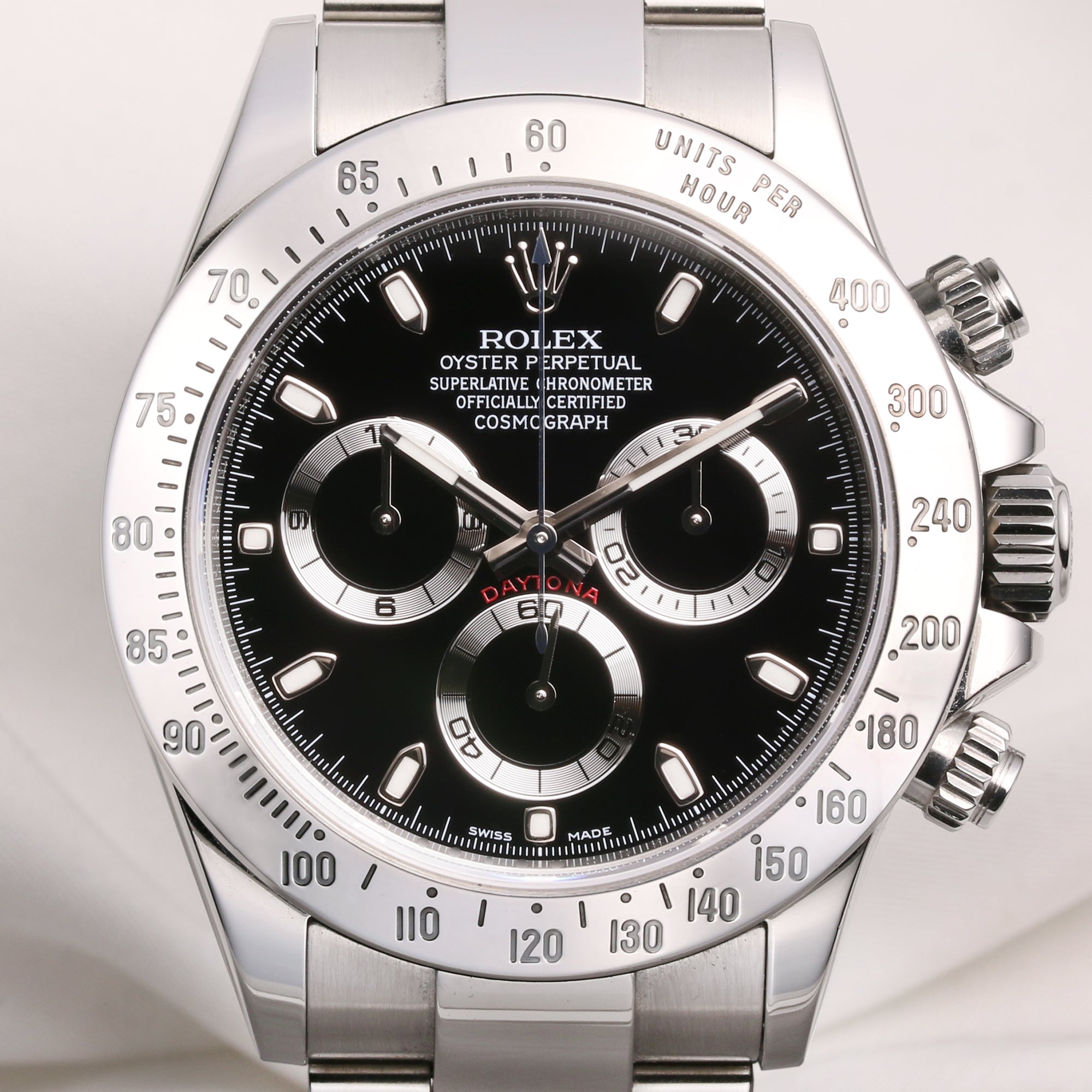 Rolex Daytona 116520 Black Dial Stainless Steel Second Hand Watch Collectors 2