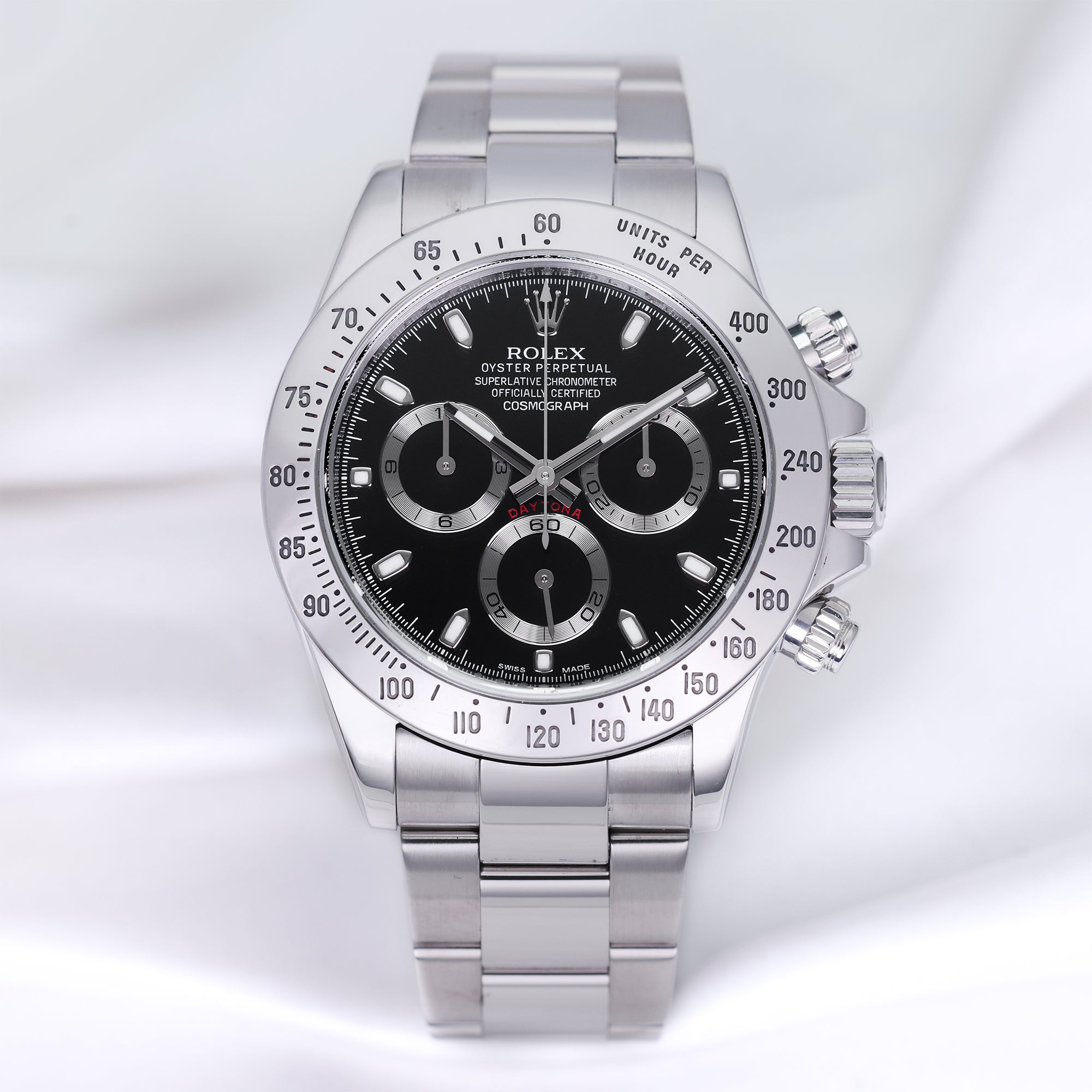Rolex Daytona 116520 Stainless Steel Second Hand Watch Collectors 1