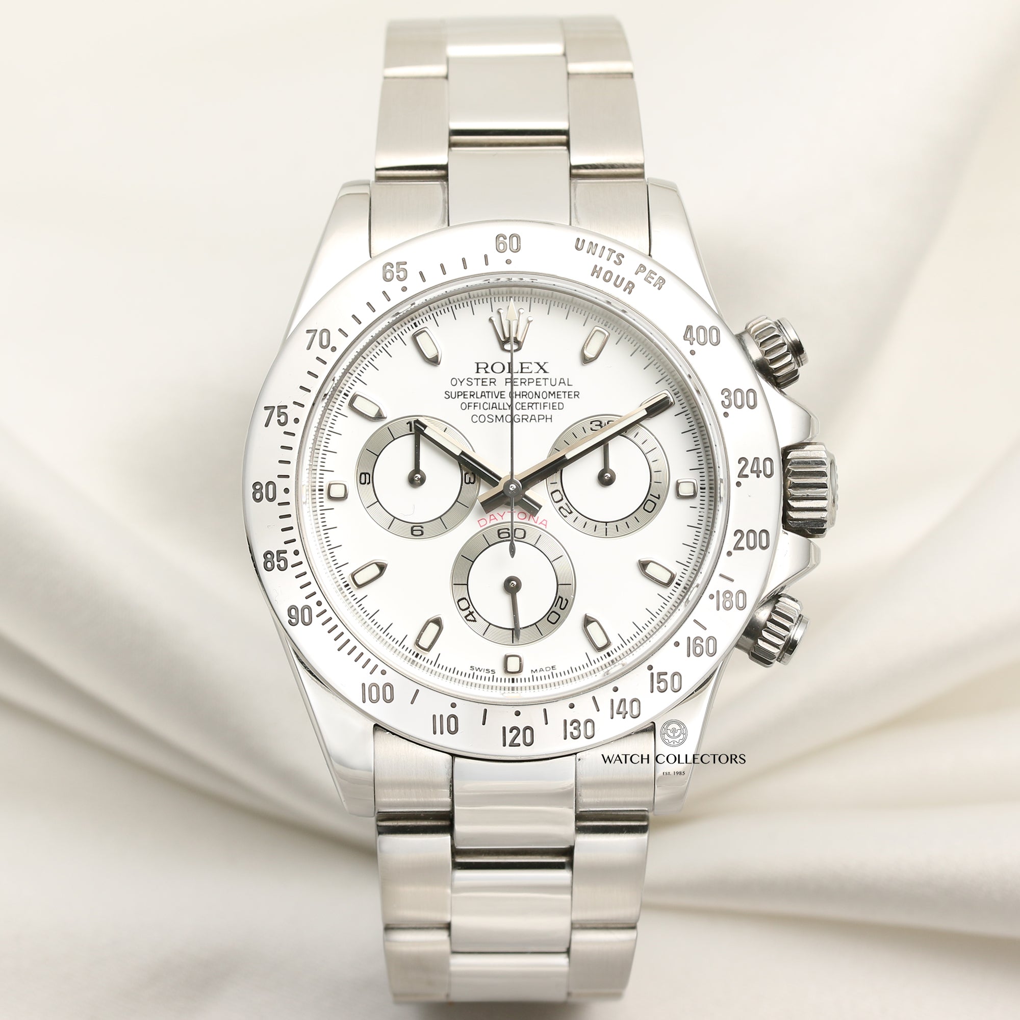 Rolex Daytona 116520 Stainless Steel Second Hand Watch Collectors 1