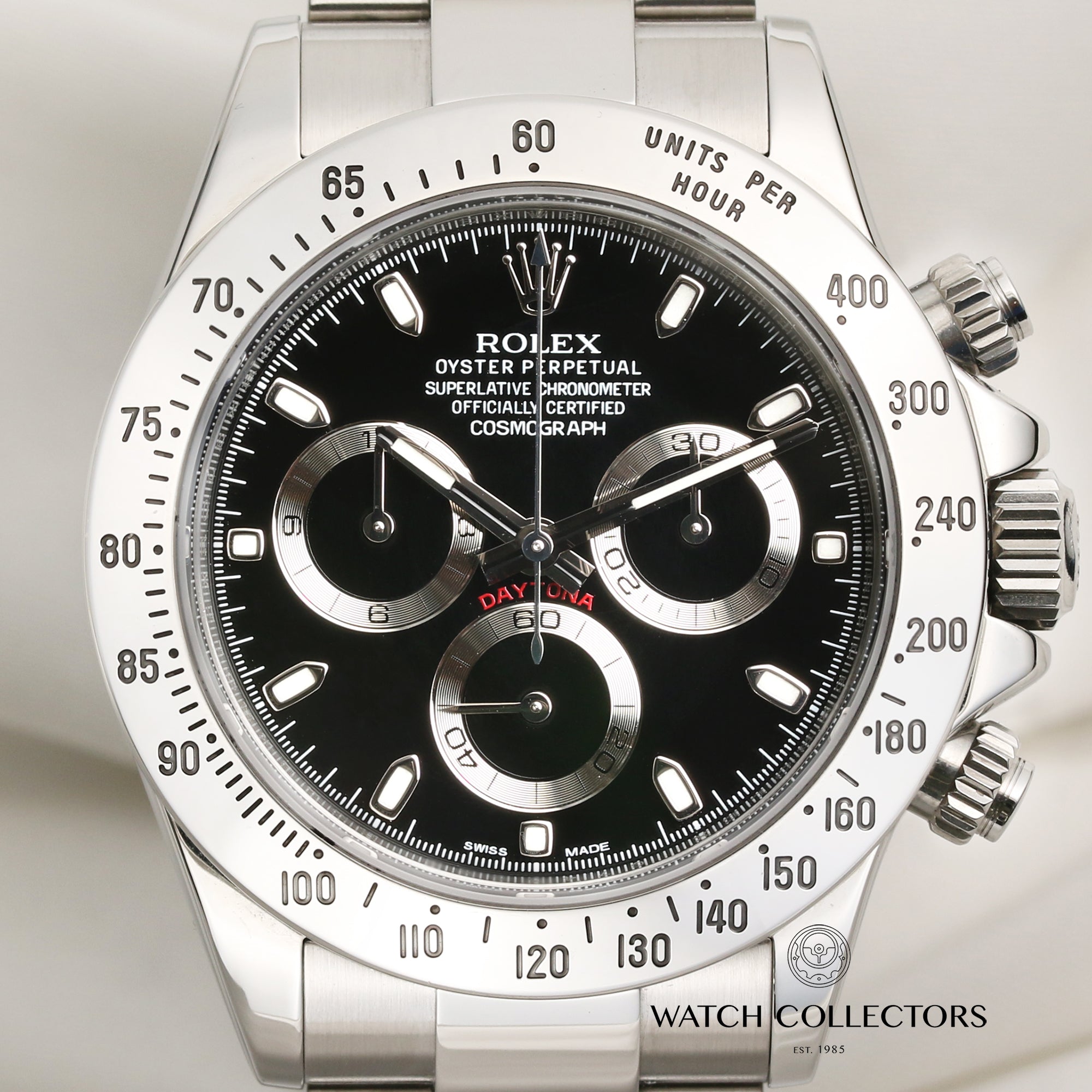 Rolex Daytona 116520 Stainless Steel Second Hand Watch Collectors 2