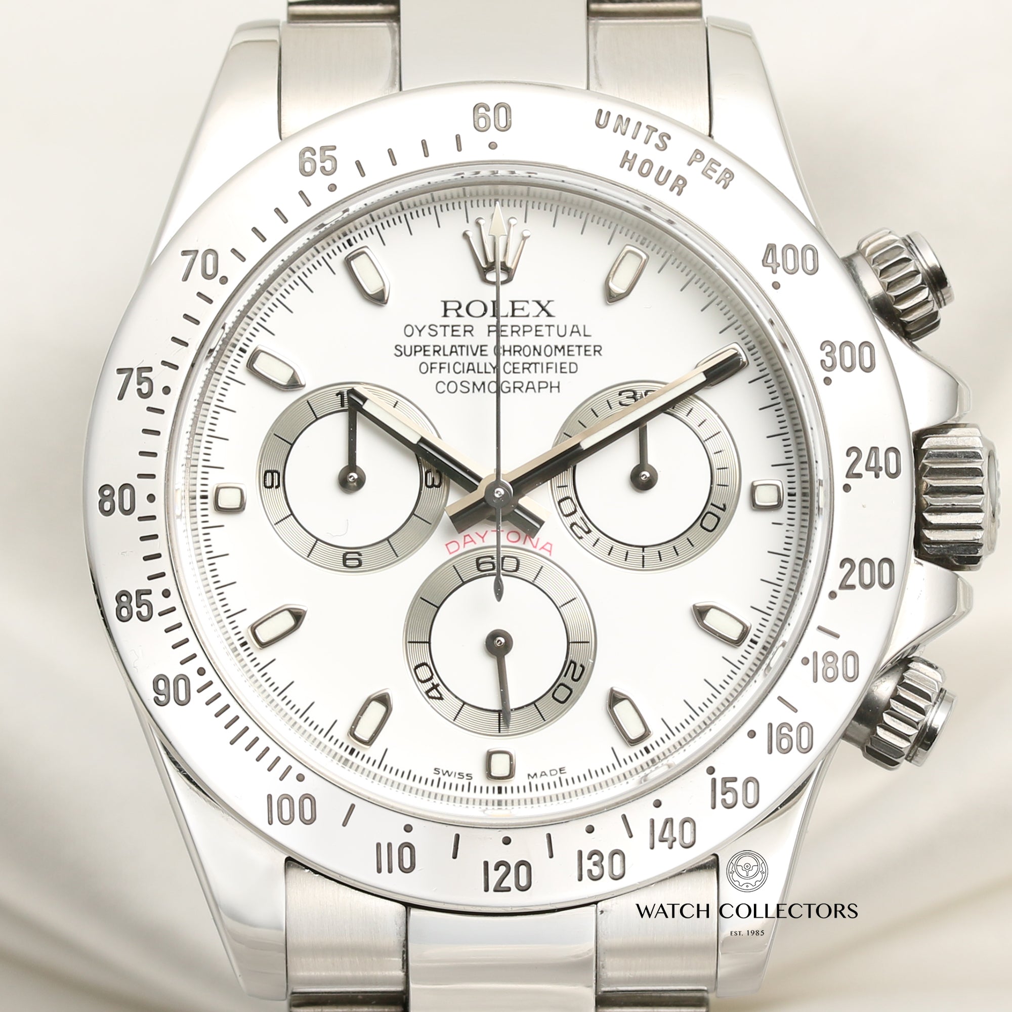 Rolex Daytona 116520 Stainless Steel Second Hand Watch Collectors 2