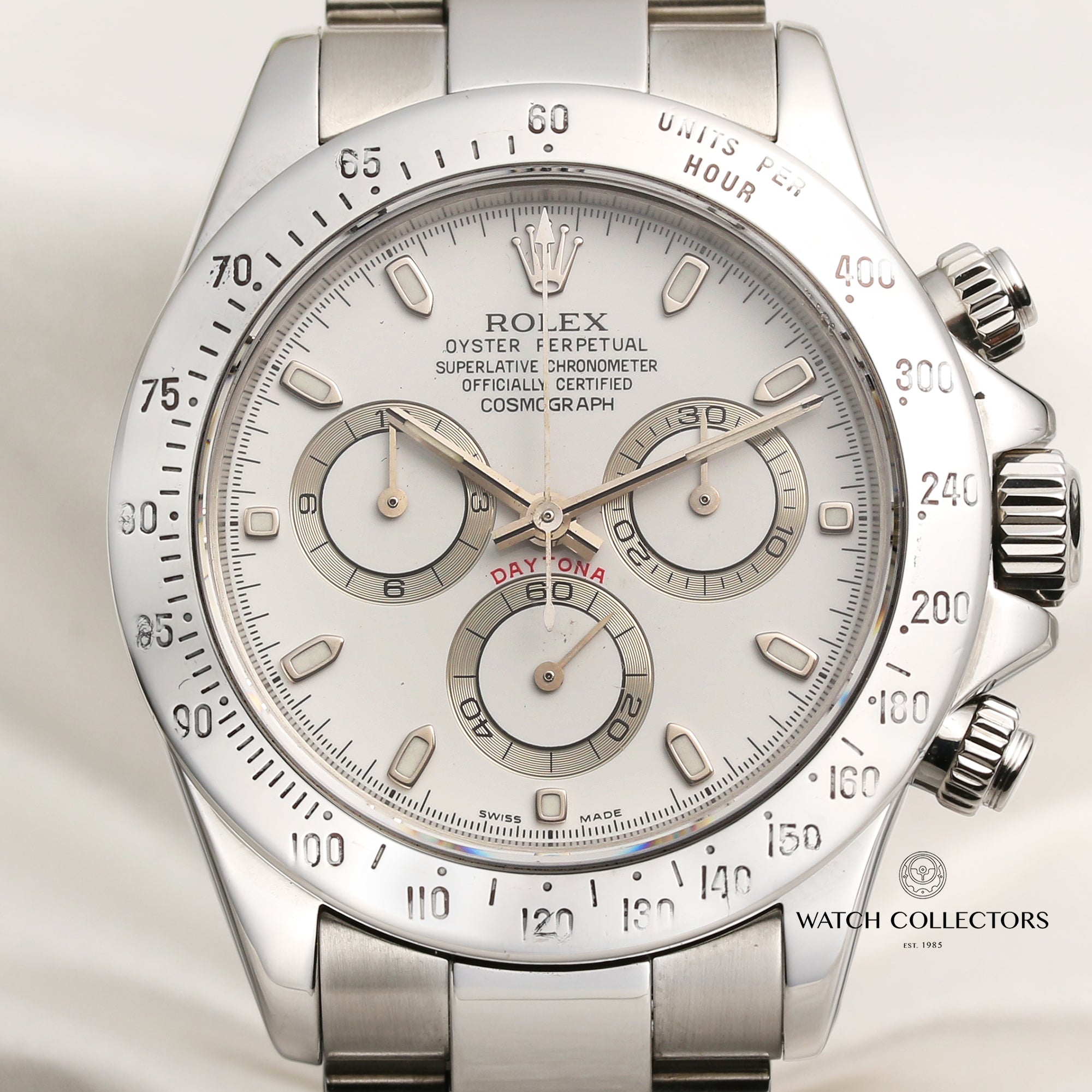 Rolex Daytona 116520 Stainless Steel Second Hand Watch Collectors 2