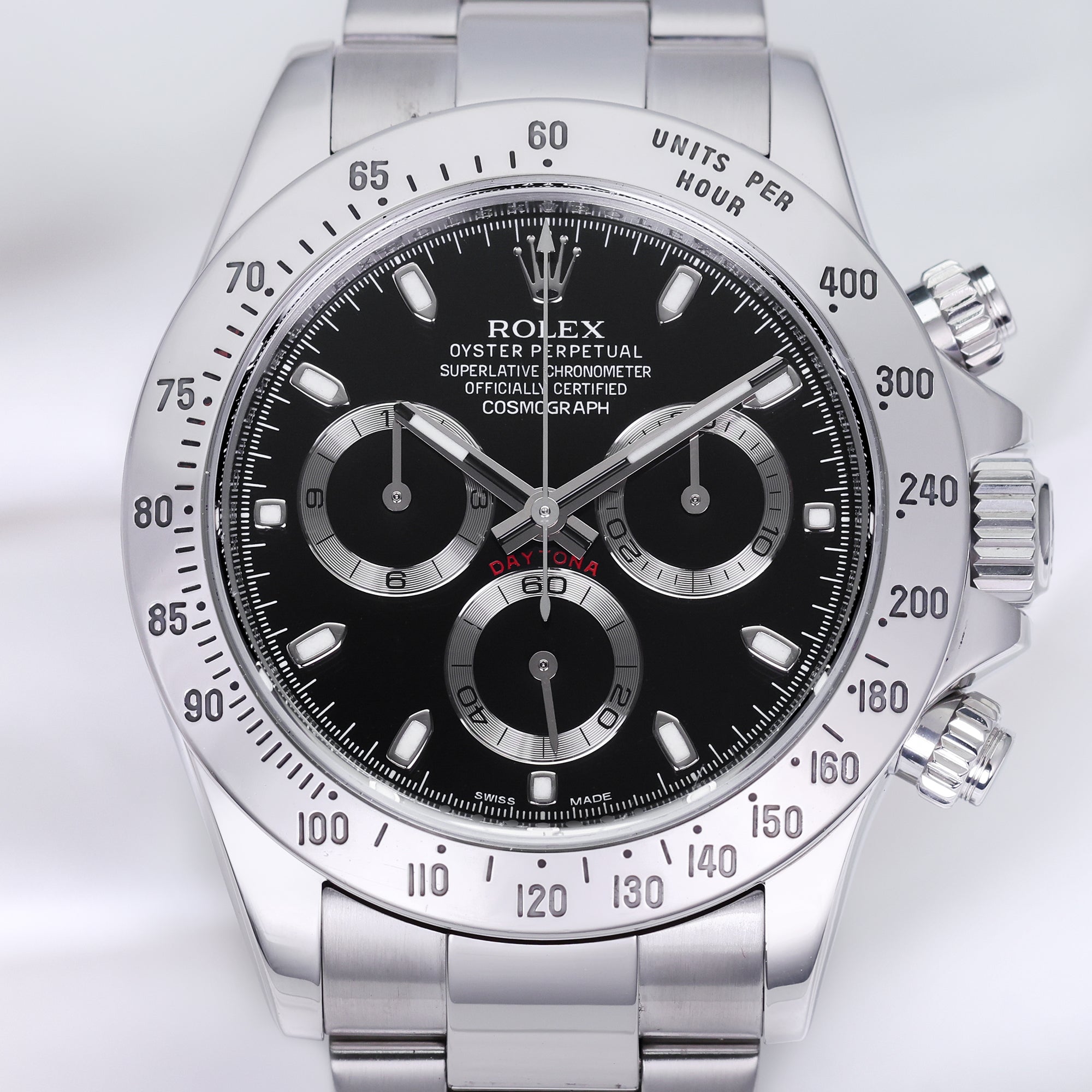 Rolex Daytona 116520 Stainless Steel Second Hand Watch Collectors 2