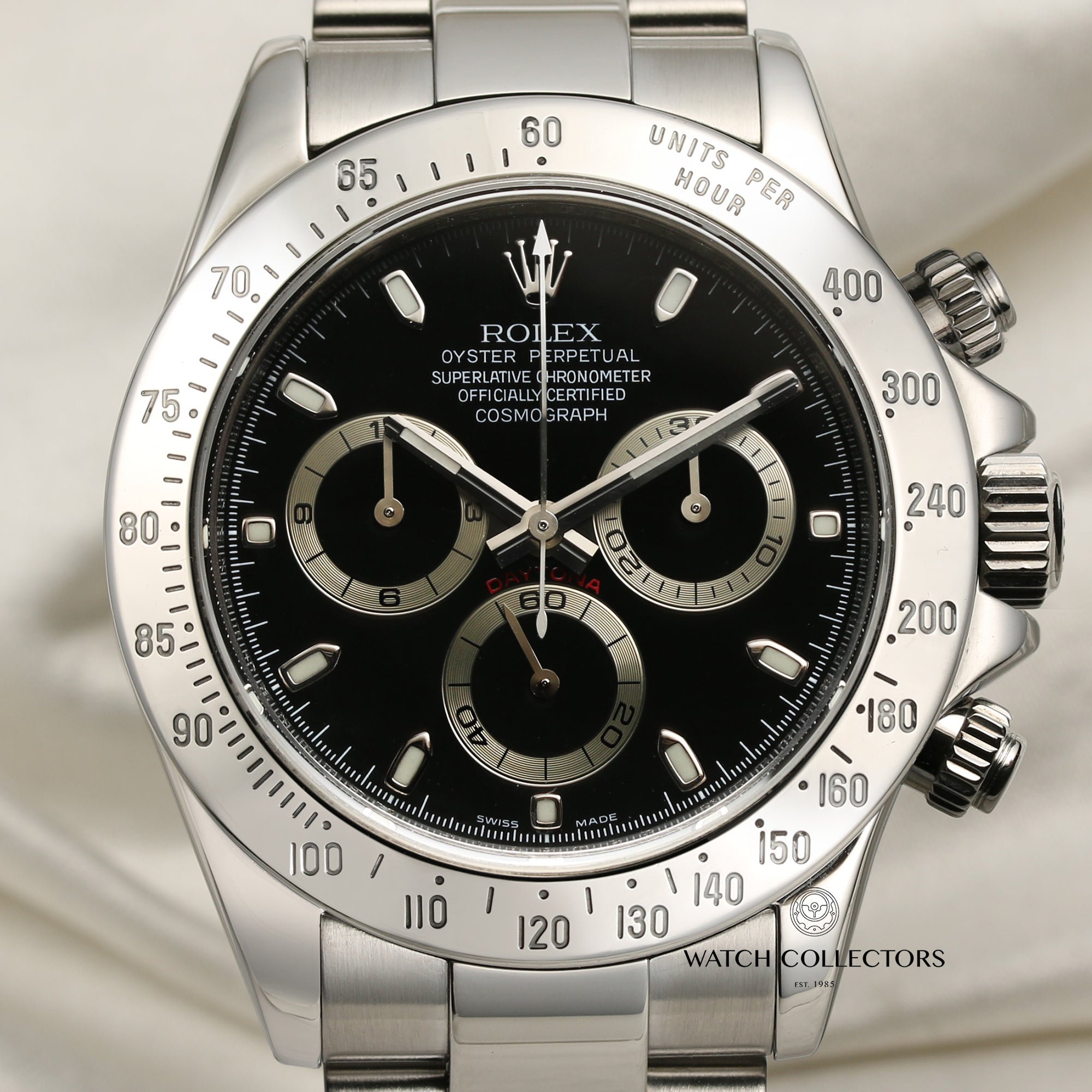 Rolex Daytona 116520 Stainless Steel Second Hand Watch Collectors 2