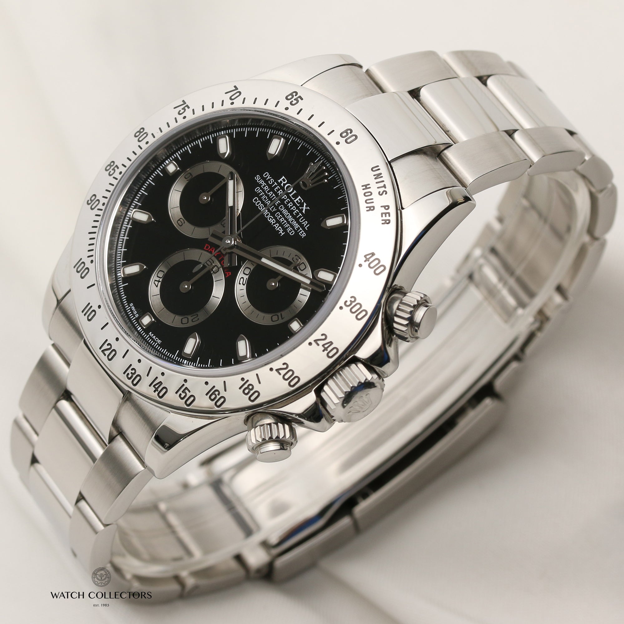 Rolex Daytona 116520 Stainless Steel Second Hand Watch Collectors 3